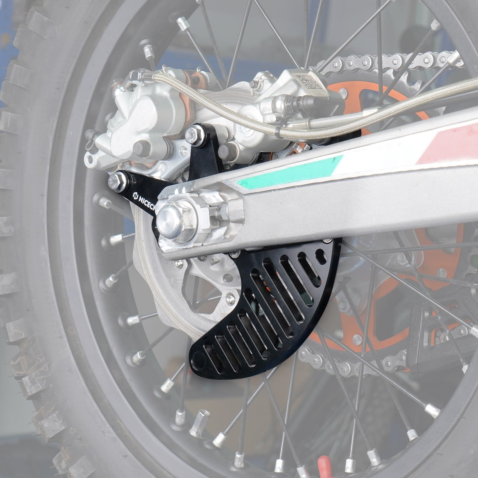 Rear Dual Calipers Brake Disc Guard For KTM 350 500 EXCF 04-24