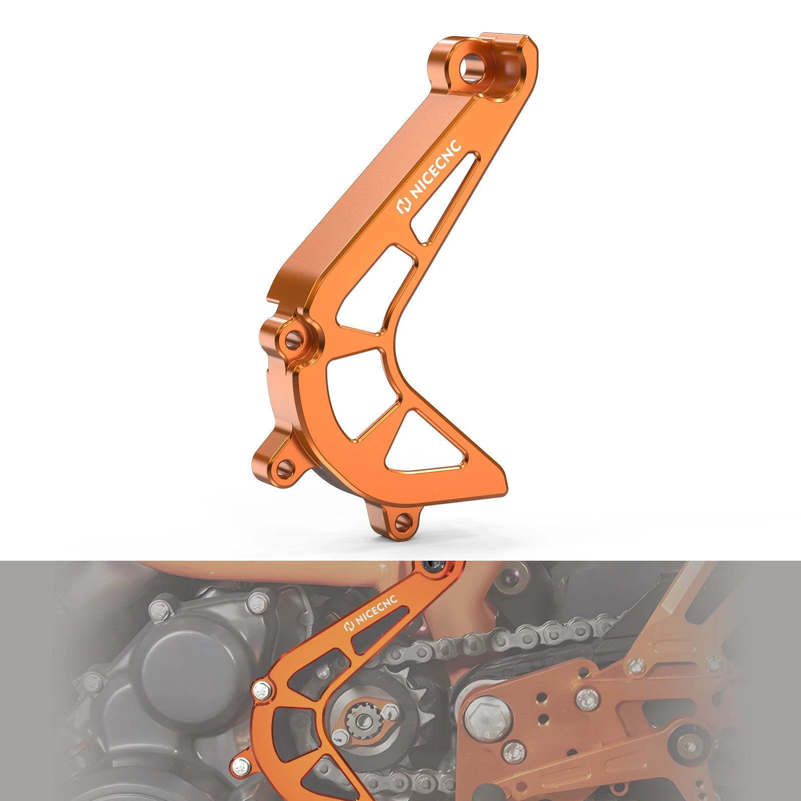 Sprocket Cover Case Chain Saver Guard For KTM 390 Adventure 20-24 390 DUKE 17-23