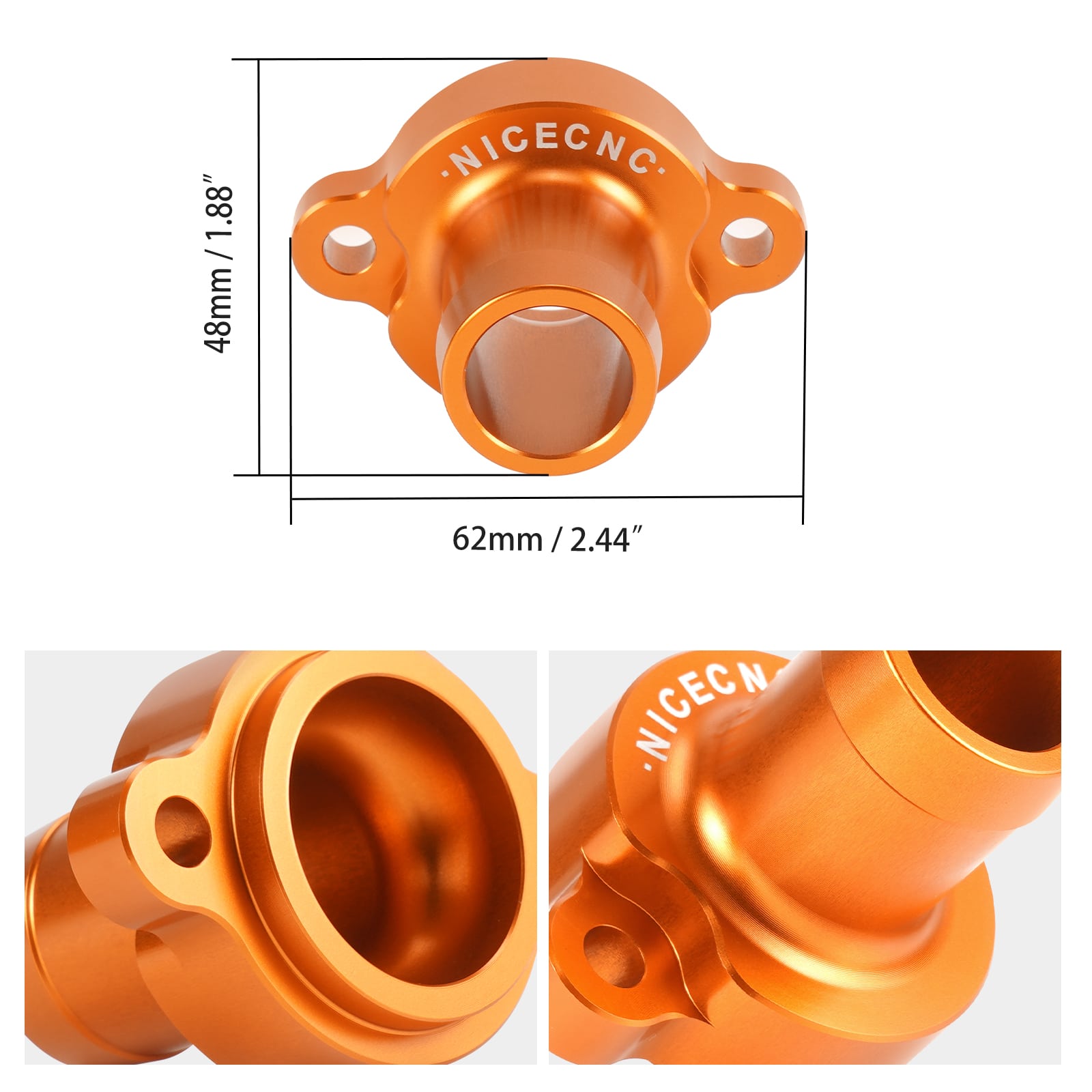 Radiator Thermostat Housing Cover For KTM 690 Enduro SMC Duke R 2008-2025