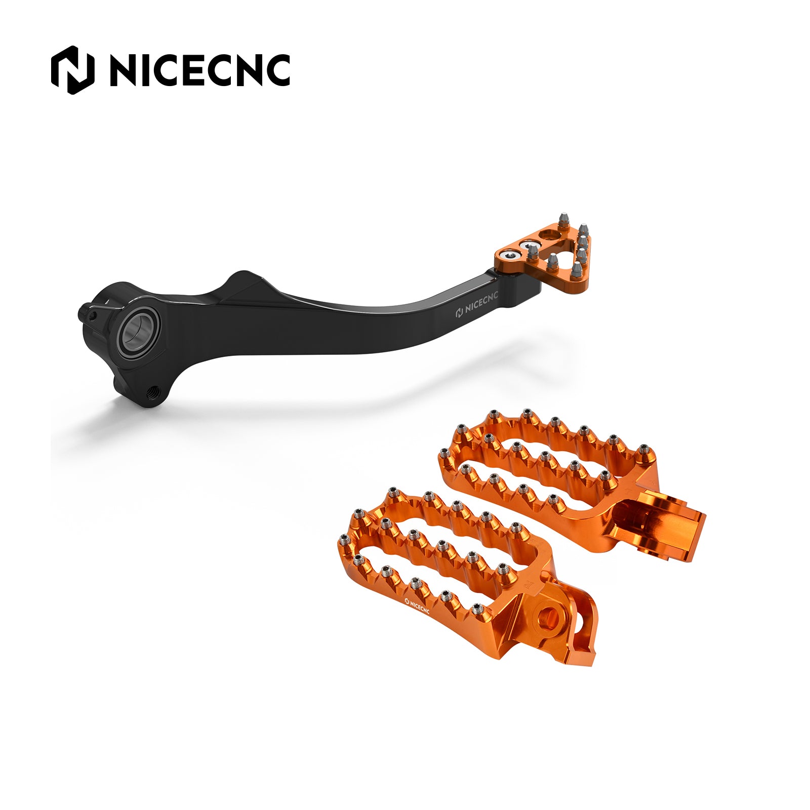Rear Brake Pedal + Enlarged Foot Pegs For Husqvarna 701 Enduro SM 2020-2024