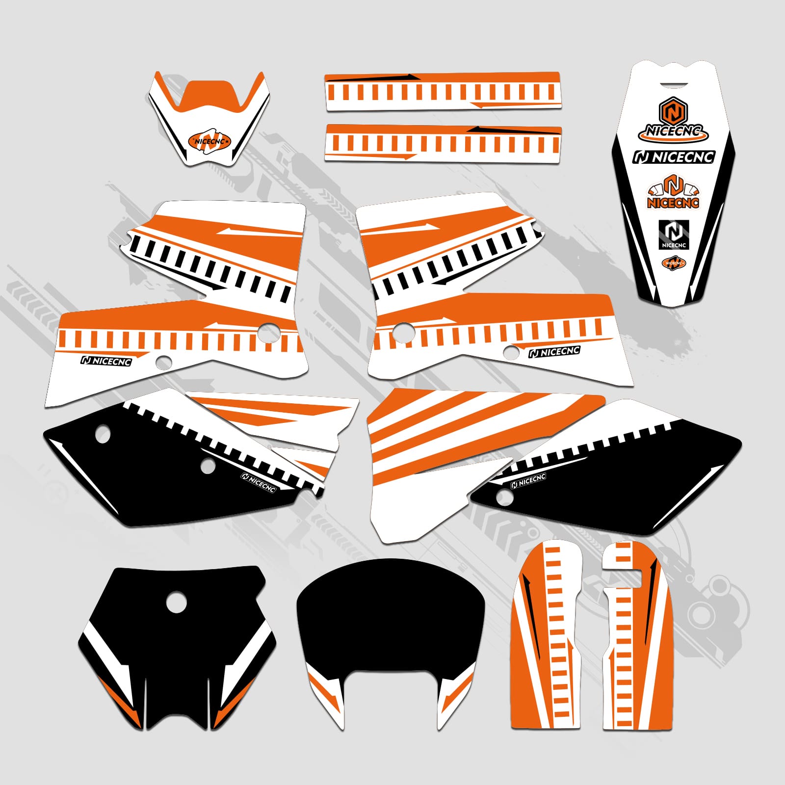 Motorcycle Full Graphics Decals Stickers Set For KTM SX 2005-2006