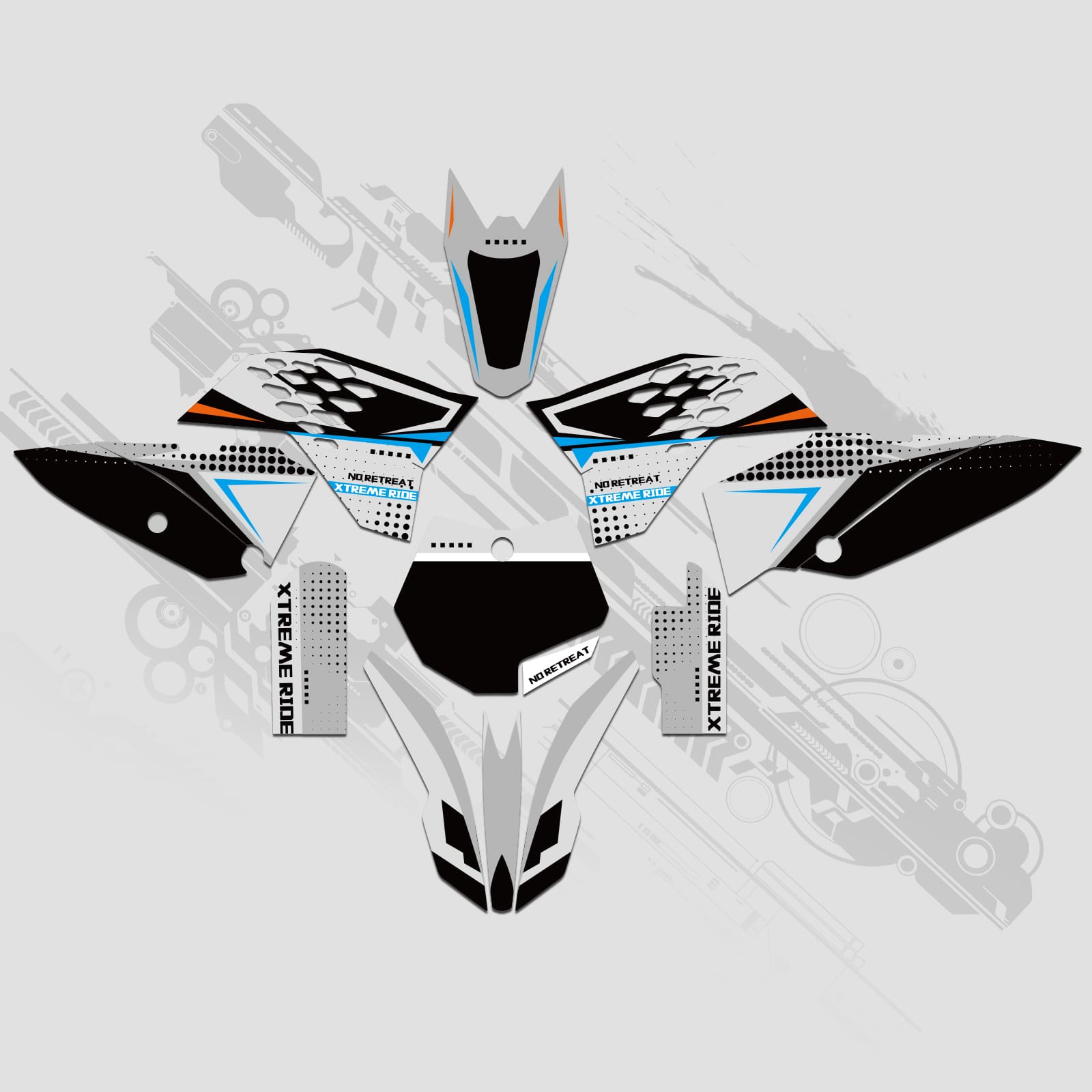 Full Graphics Decals Stickers Kit For KTM SX65 2009-2015