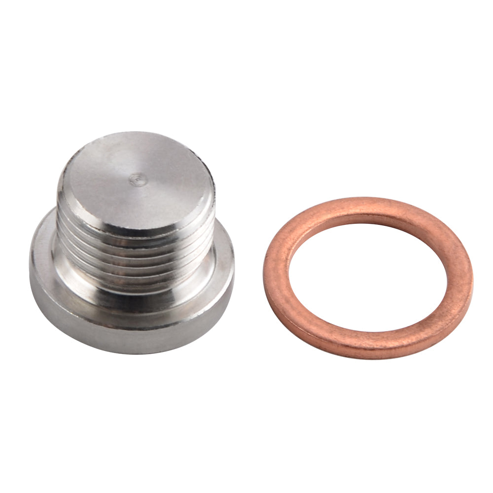 2 STÜCKE M18 x 1,5 Sauerstoff O2 Lambdasonde Gewinde Hex Bung Blindstopfen Kappe
