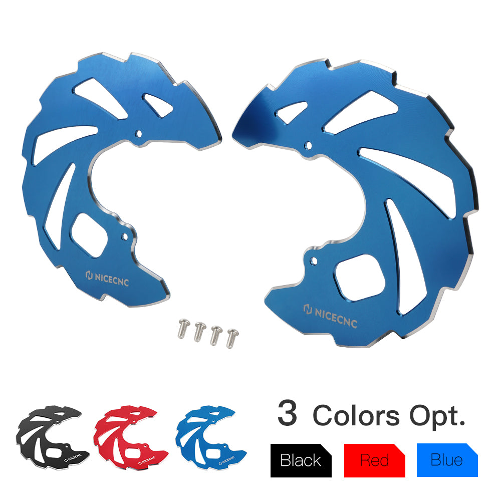 Pair ATV Front Brake Disc Rotor Guards For Yamaha Raptor 700 YFZ450R