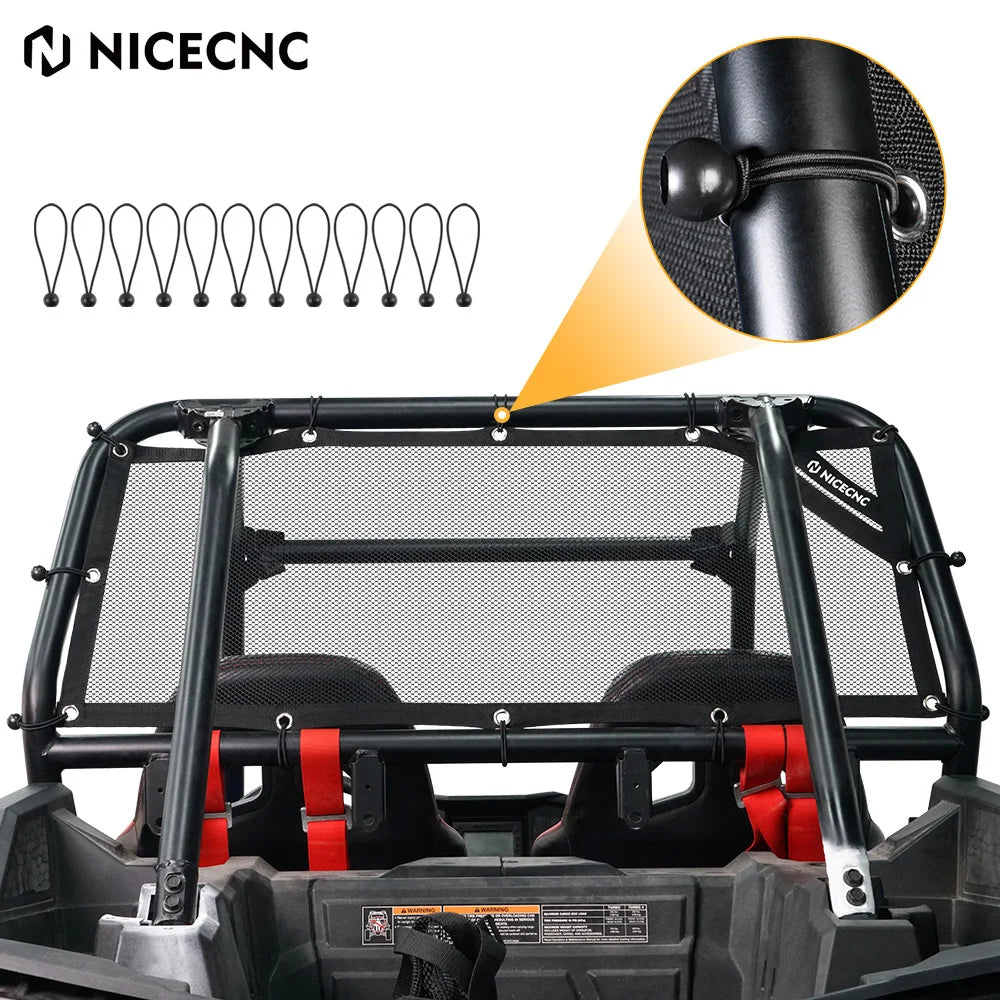 UTV Rear Window Net Mesh Shade Shield For Polaris RZR XP 1000 TURBO 900
