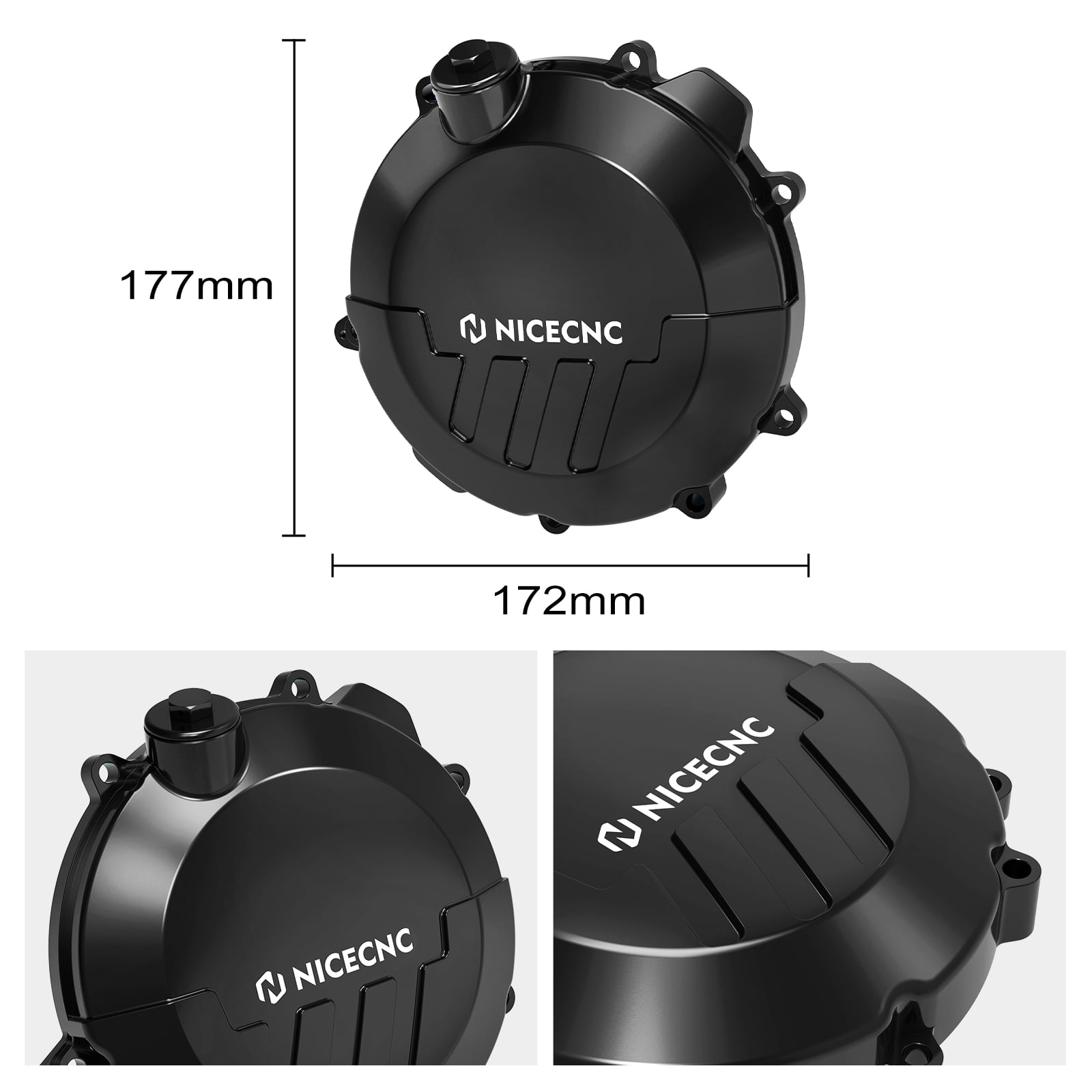 Reinforced Clutch Cover For KTM 250/300 XCW/EXC 17-23 Husqvarna 250/300 TC/TX 17-22 TE 17-23 GasGas