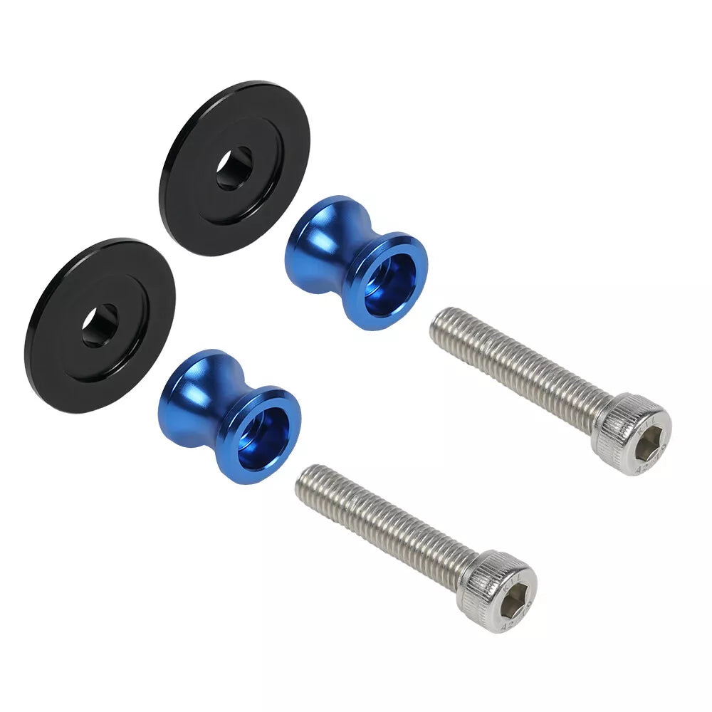 M8x1.25 Swing Arm Spools Sliders For Honda Suzuki Triumph Street Triple/R 13-15