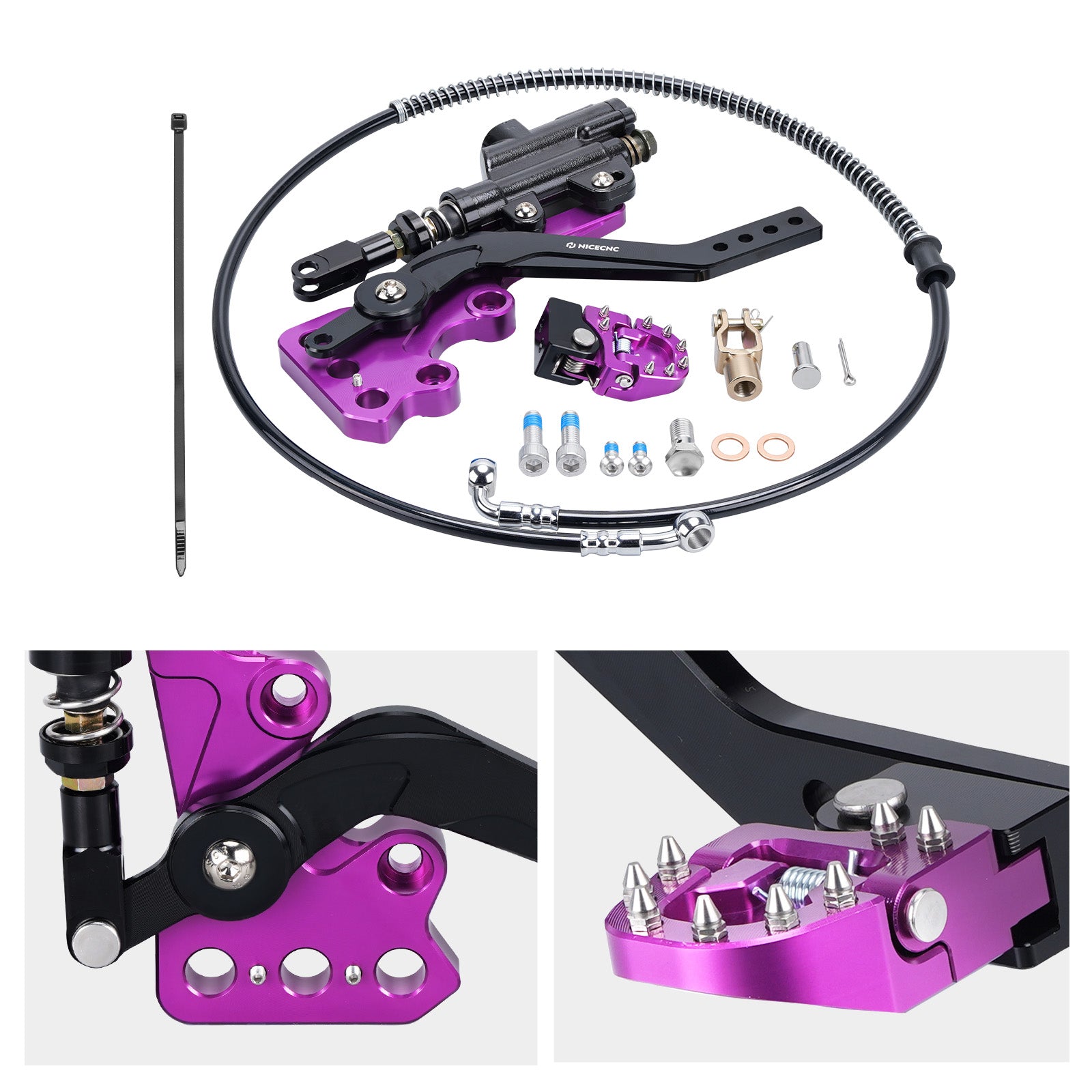 Hydraulic Rear Foot Brake For Surron Light Bee X / S Segway X160 X260