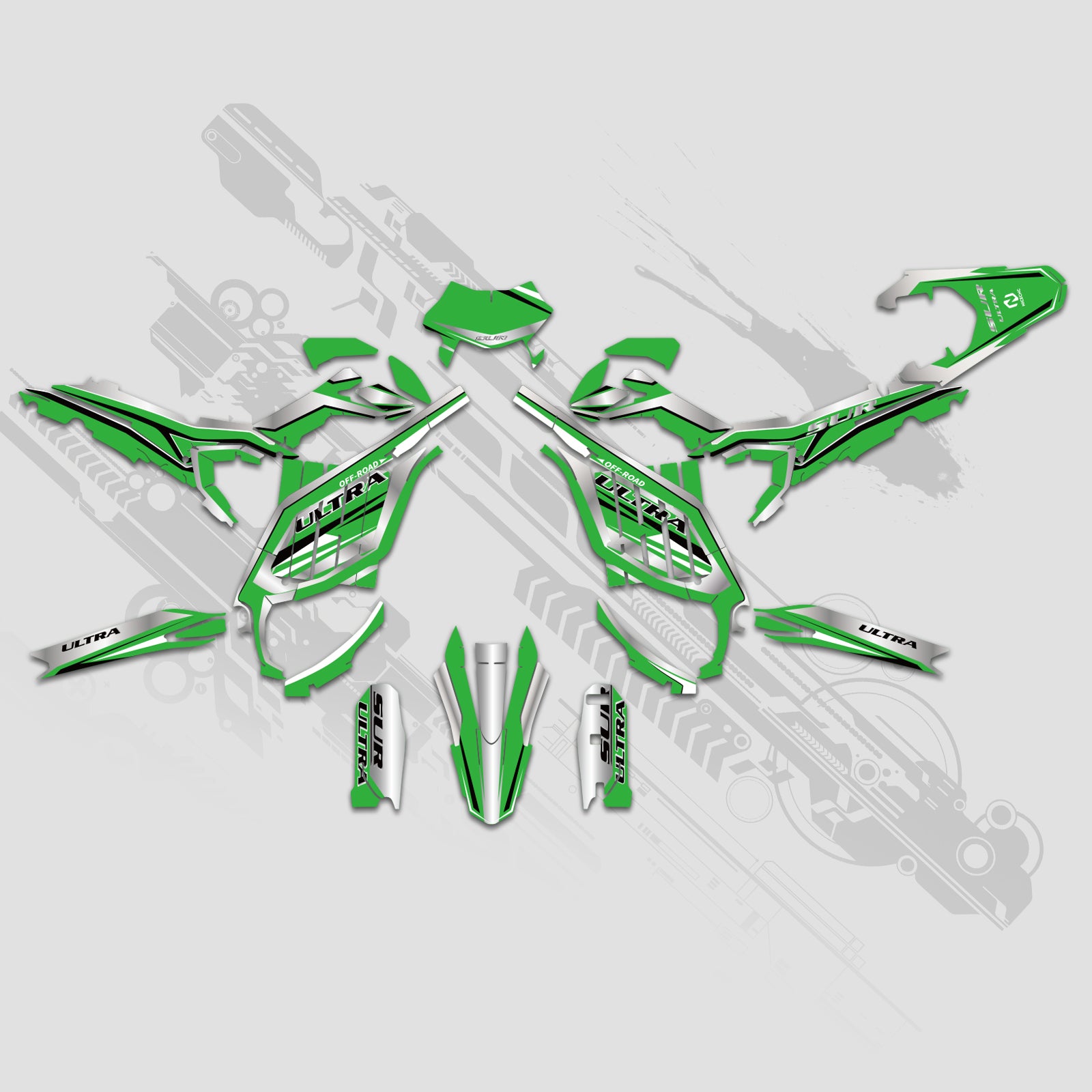 Motorcycle Full Graphics Decals Stickers Kit For Surron Ultra Bee ALL YEARS