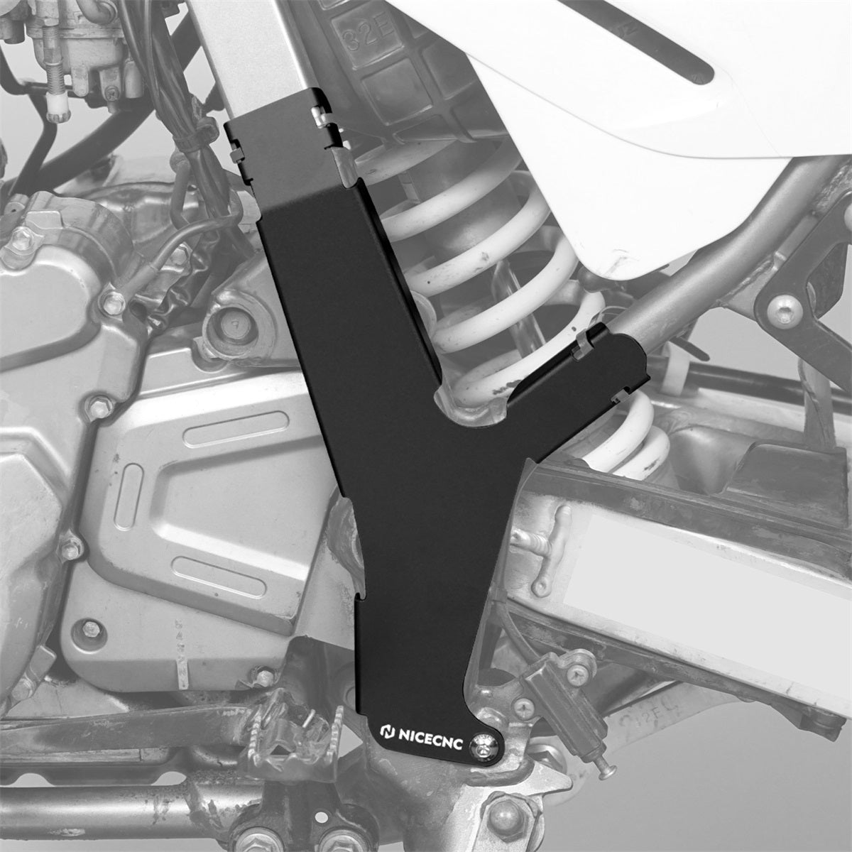 Left + Right Frame Shield Guards For Suzuki DR650S DR650SE 1996-2024