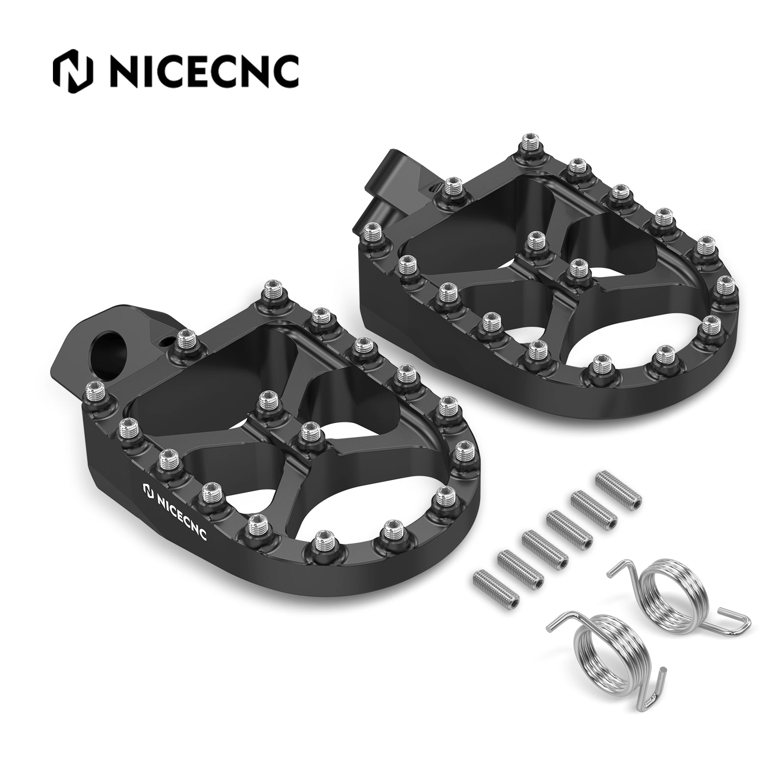 Enlarged Footpegs + Lowered Foot Peg Brackets For Suzuki DR650 S / SE 1996-2024