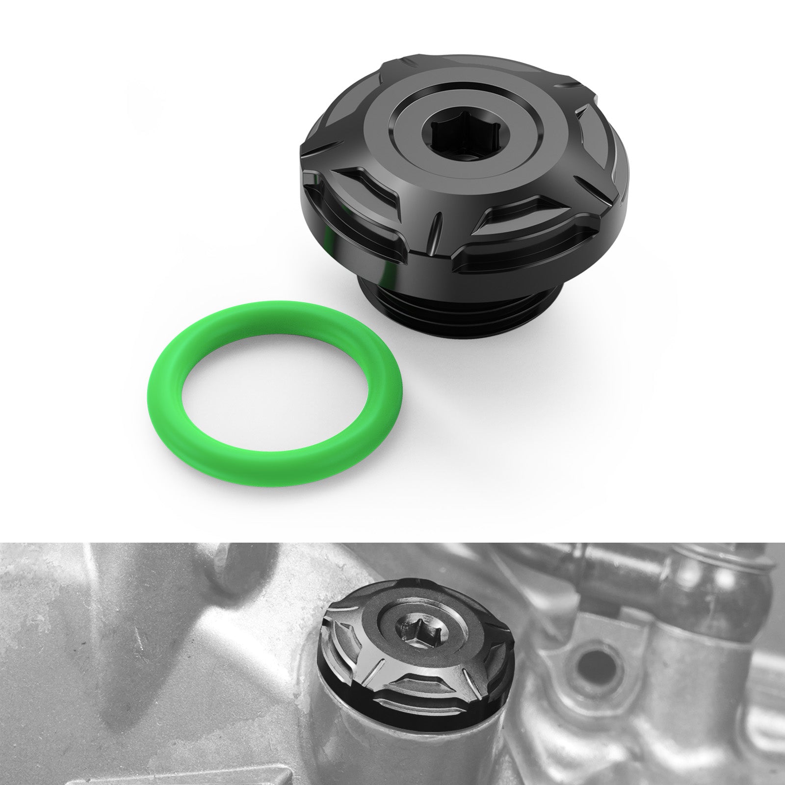 Oil Filler Cover Cap Plug For Suzuki DR650 S / SE 1996-2024