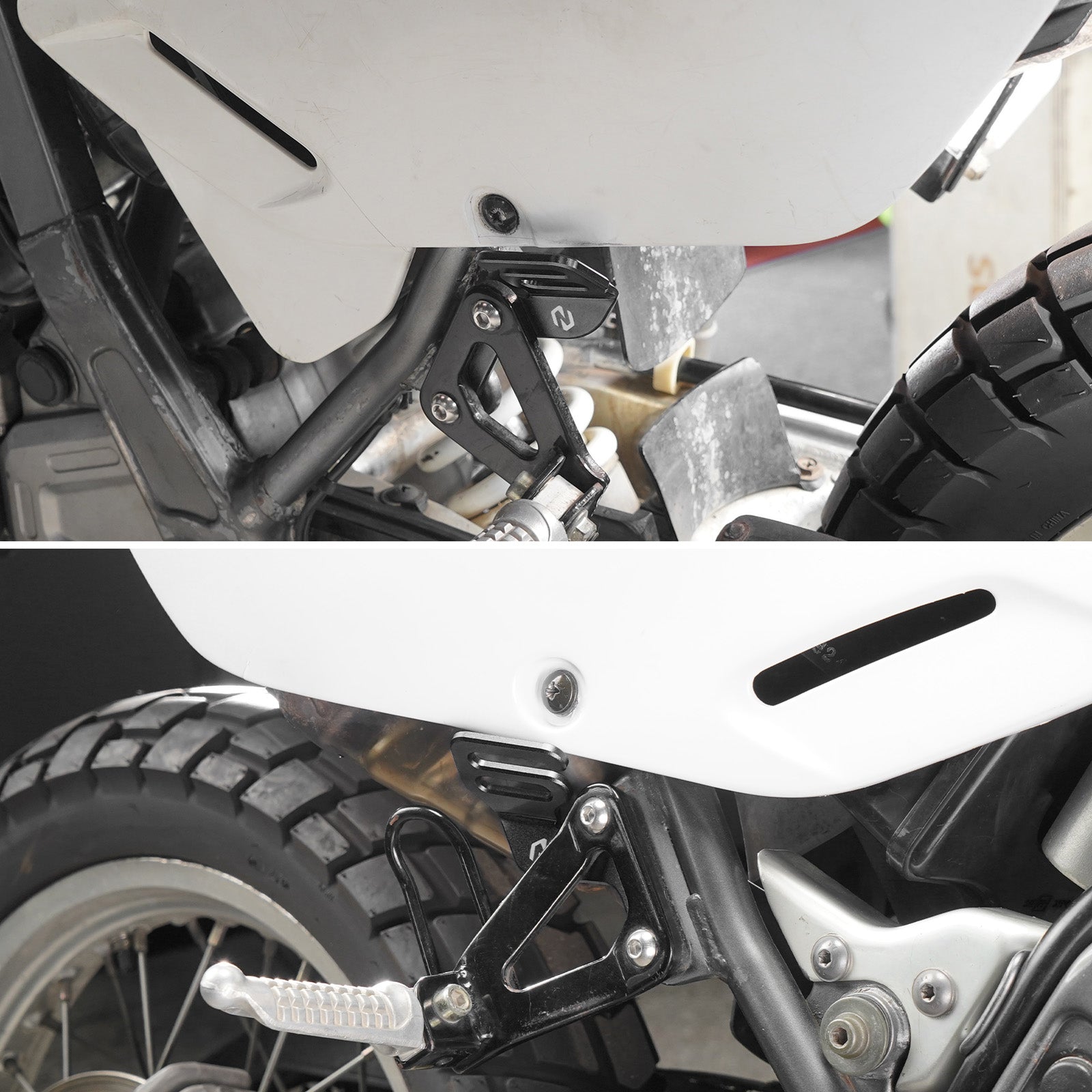 Tie Down Brackets Side Luggage Rack Holders For Suzuki DR650 S / SE 1996-2025