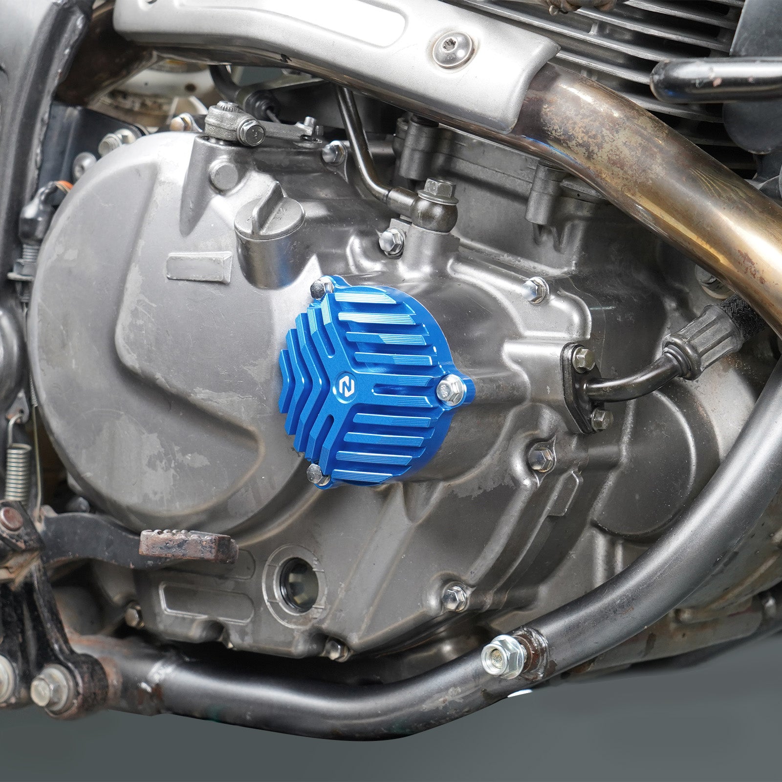 Finned Heat Sink Engine Oil Filter Cover Cap For Suzuki DR650 S / SE 1996-2024