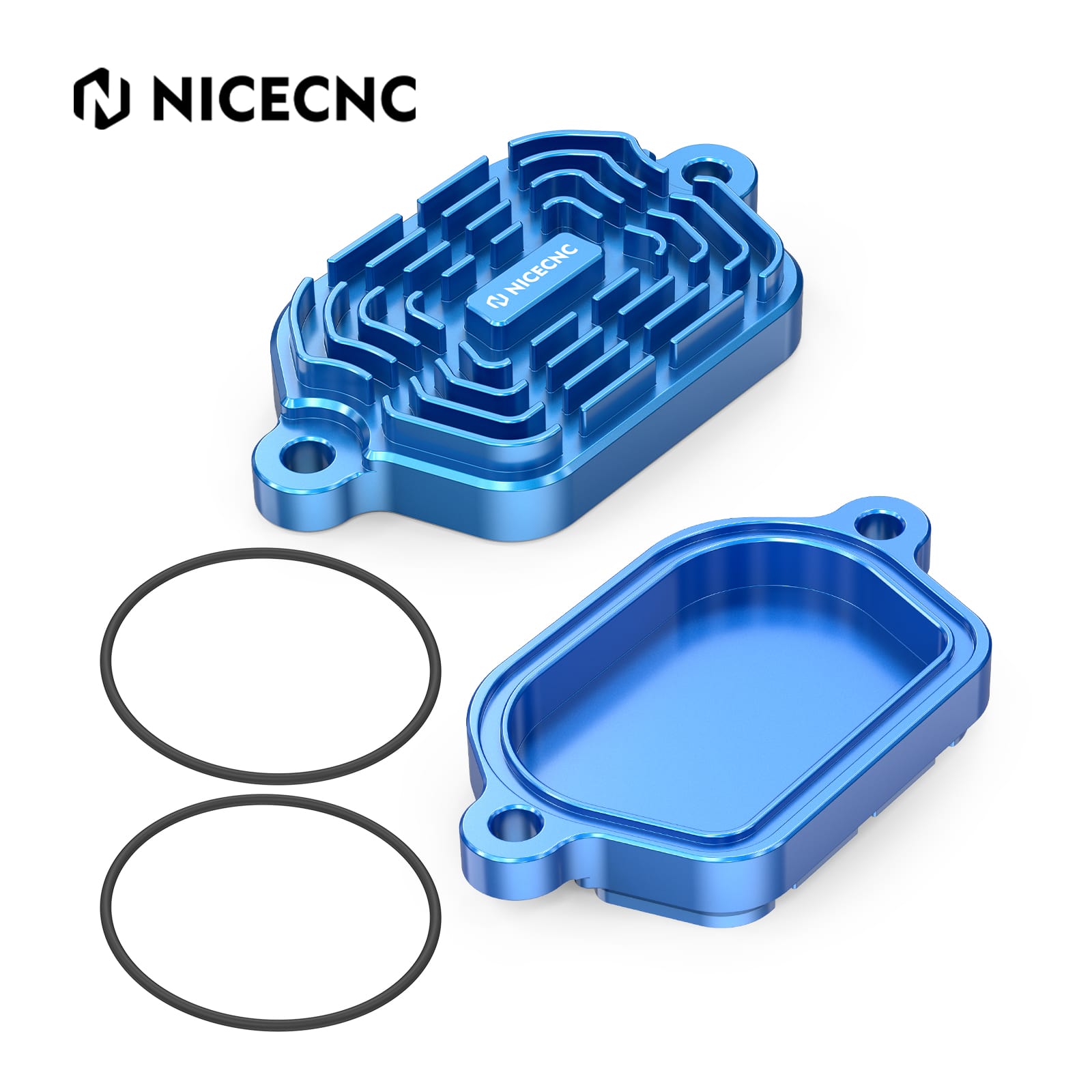 Finned Engine Valve Covers w/Rings Kit For Suzuki DR650 S / SE 1996-2024