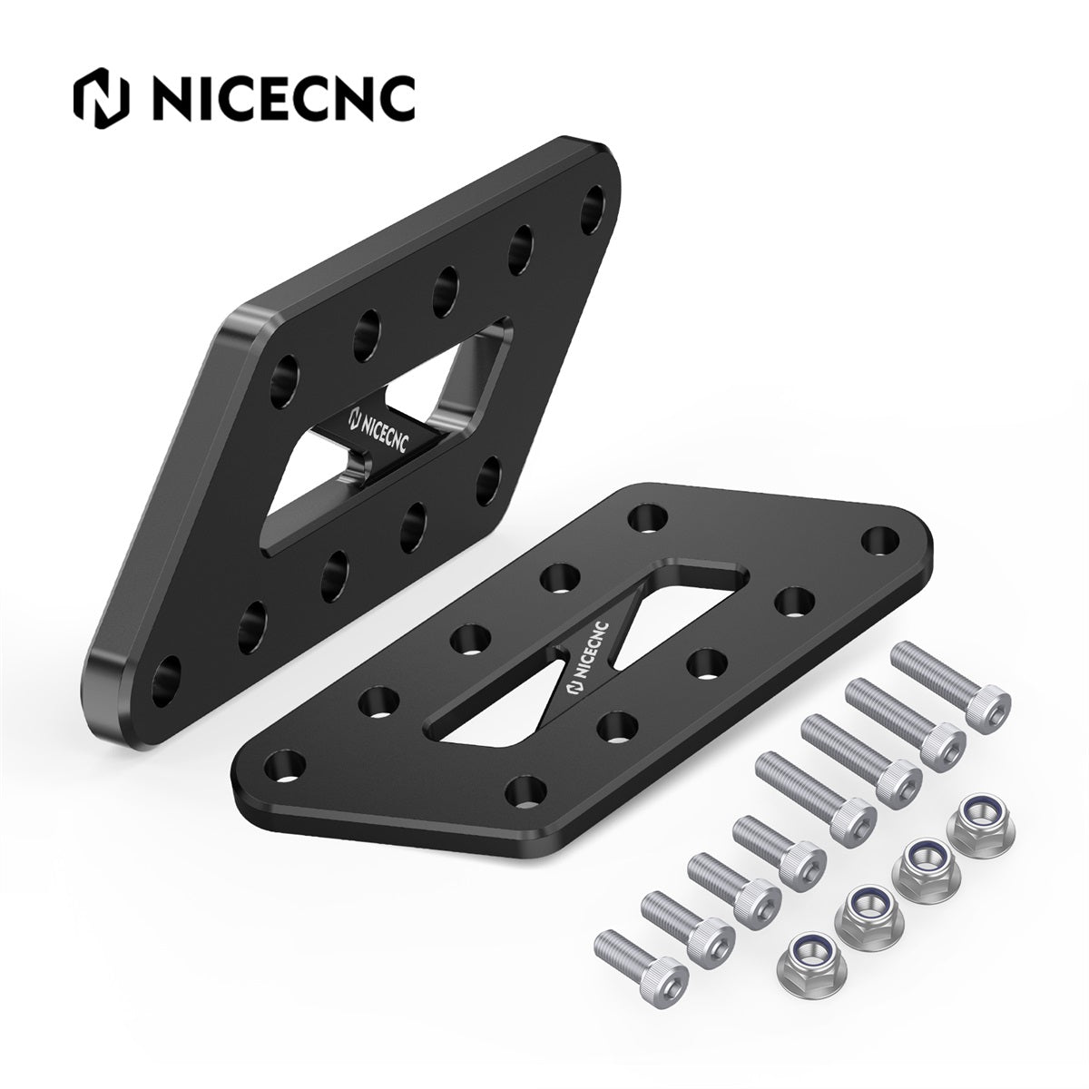 Passenger Foot Peg Support Extension Relocation Brackets For Suzuki DR650S / SE