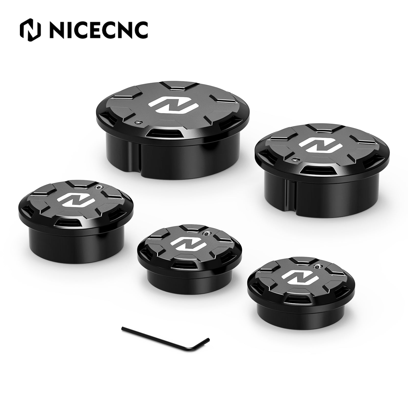 Swingarm Pivot Shaft Block Caps Plugs For Suzuki DR650S / SE 1996-2024
