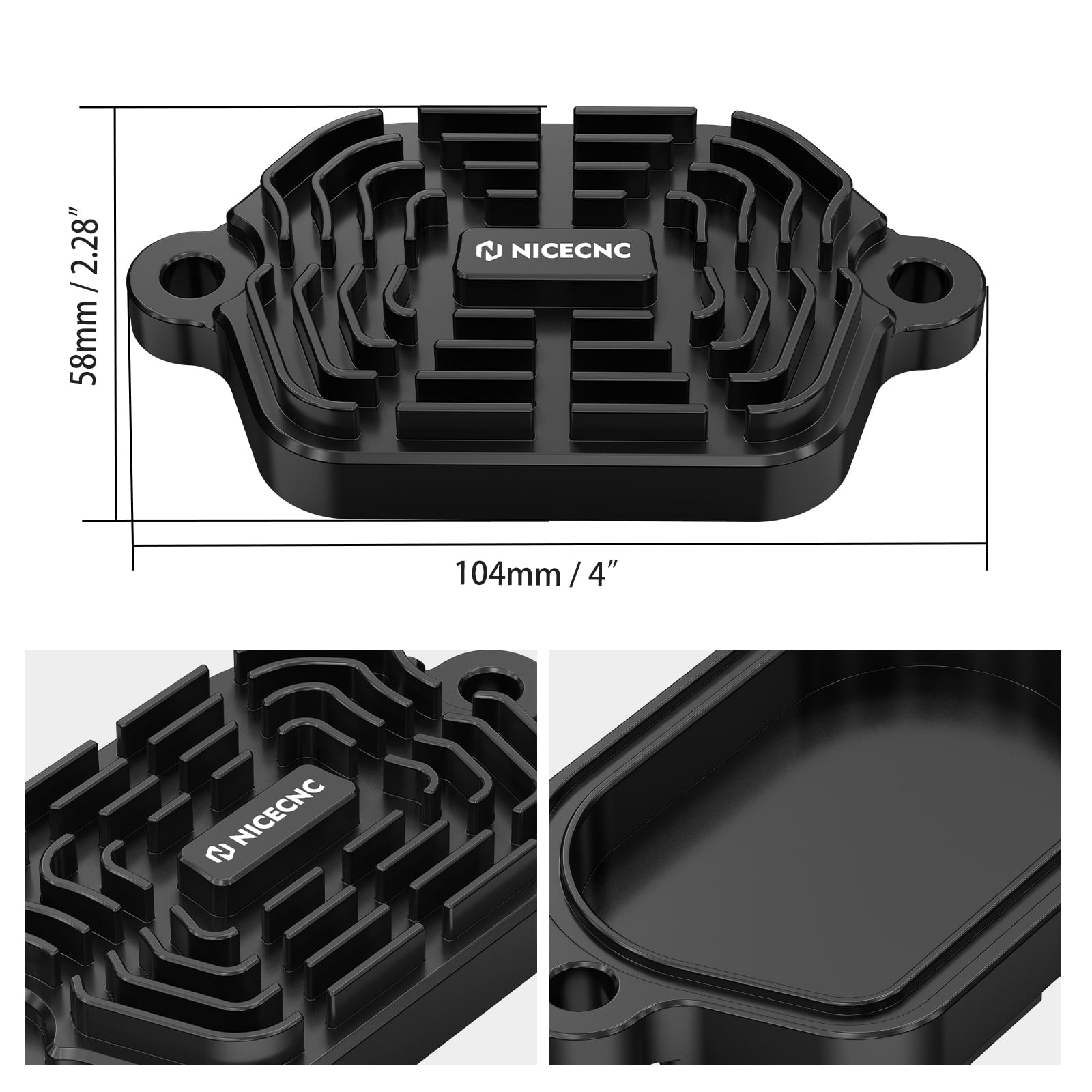 Finned Engine Valve Covers w/Rings Kit For Suzuki DR650 S / SE 1996-2024