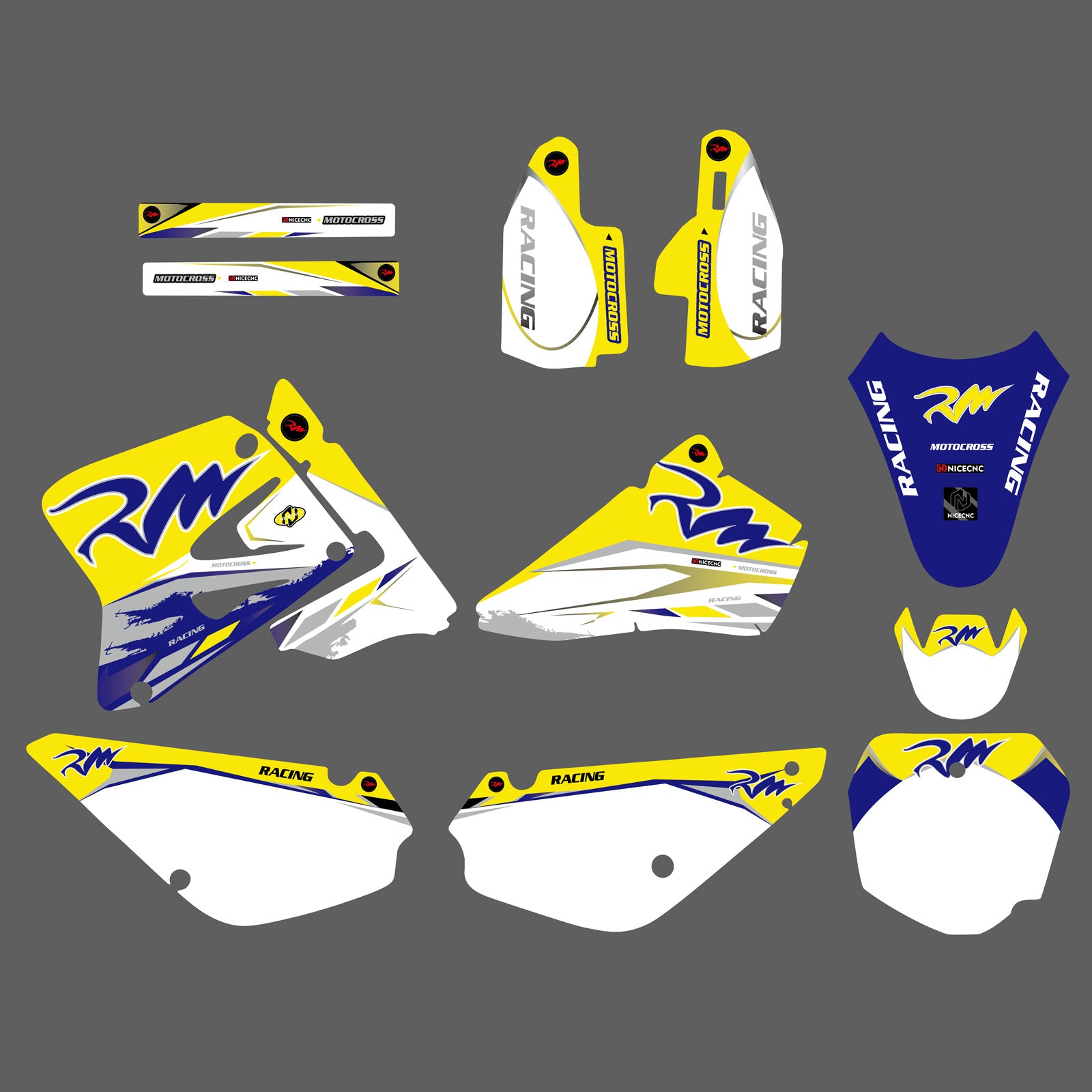 Motorcycle Team Decals Stickers Full Graphic Kit For SUZUKI RM80/RM85 2005-2018