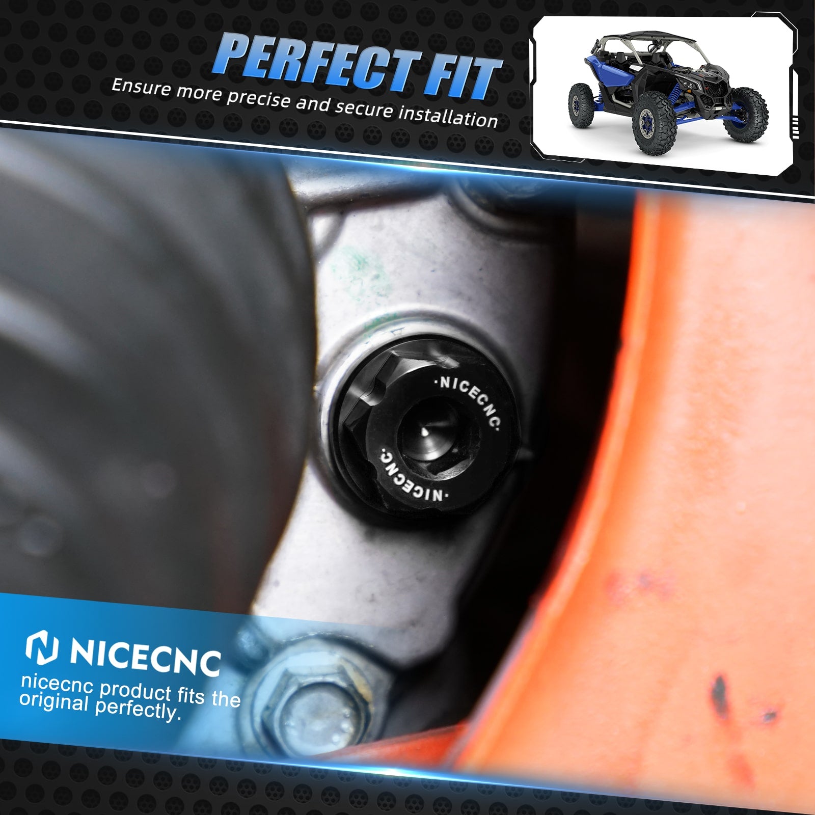Front Differential Magnetic Oil Drain Plug For Can-Am X3 Defender HD10 Commander 1000R