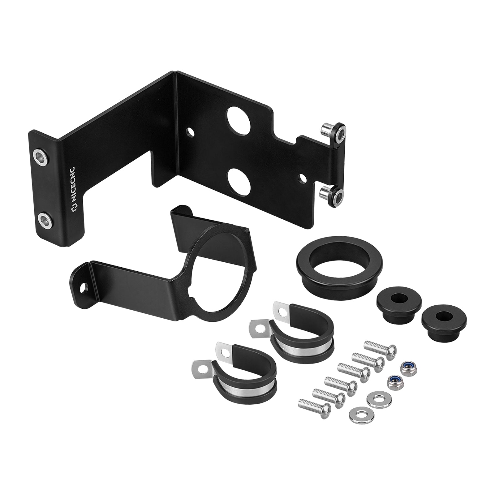 ATV Coolant Reservoir Relocation Bracket Front Mount For Yamaha Banshee 350 1987-2006