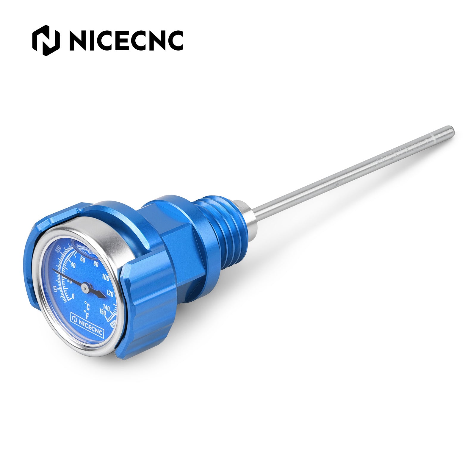 ATV Oil Dipstick Lever Plug w/Rotatable Temp Gauge For Yamaha Banshee 350