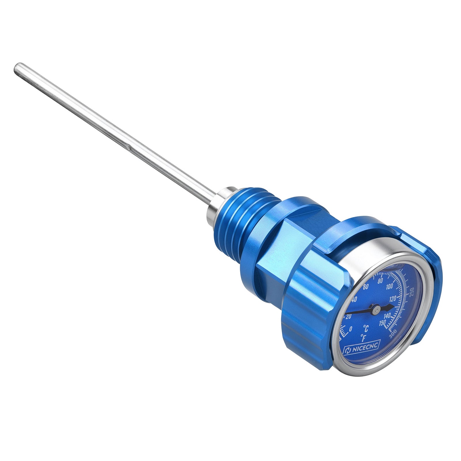 ATV Oil Dipstick Lever Plug w/Rotatable Temp Gauge For Yamaha Banshee 350