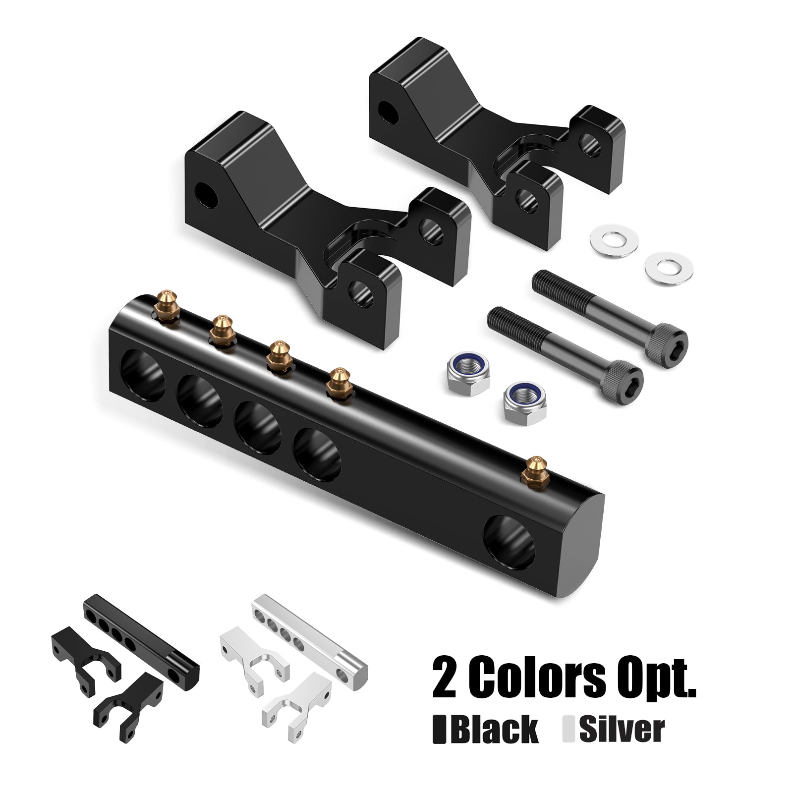 Kit de abaixamento dianteiro e traseiro NICECNC ATV preto compatível com Yamaha Banshee 350 YFZ350 1987-2008 Warrior 350 YFM350X 1987-2004