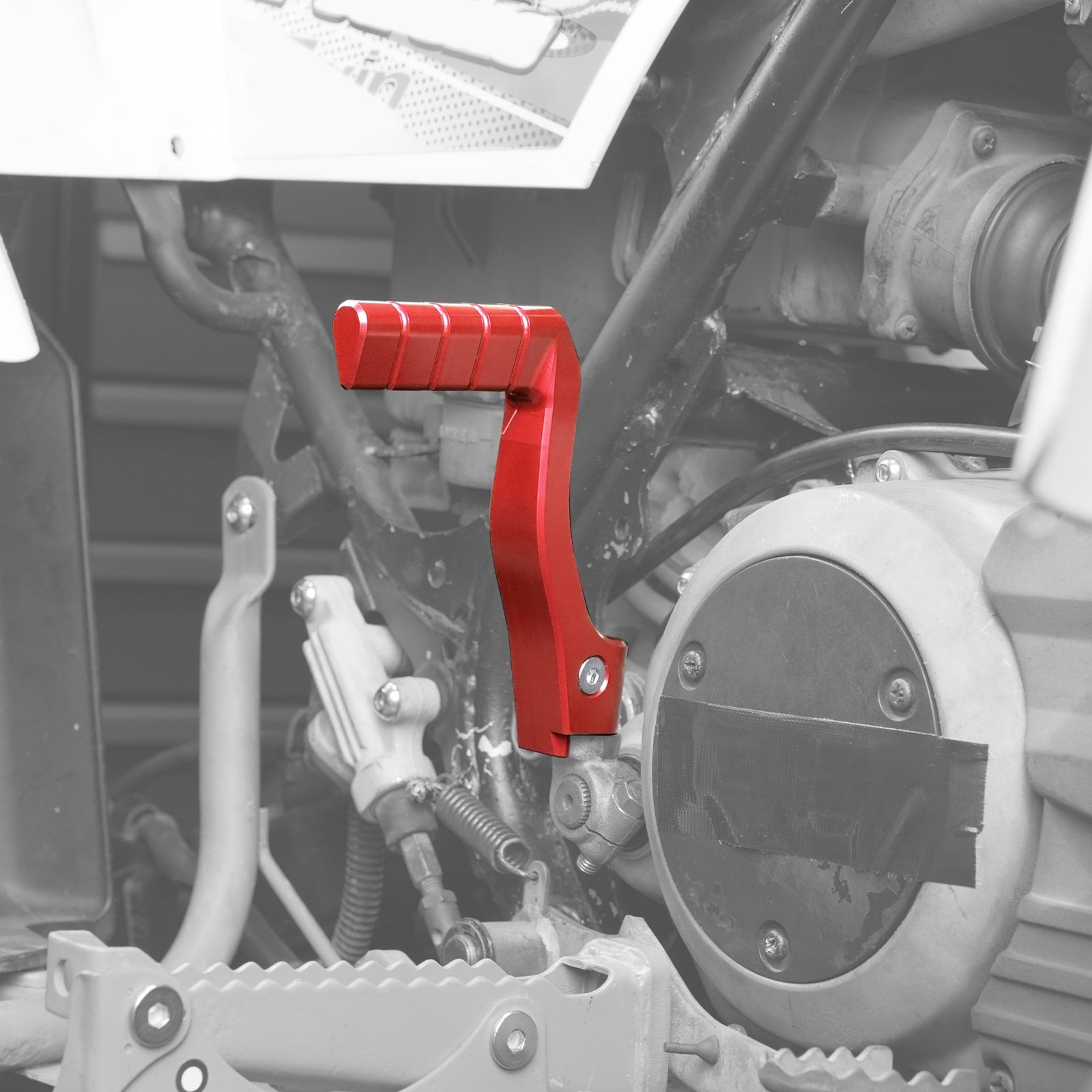 Extended Foot Pegs + Kick Starter Lever For Yamaha Banshee 350