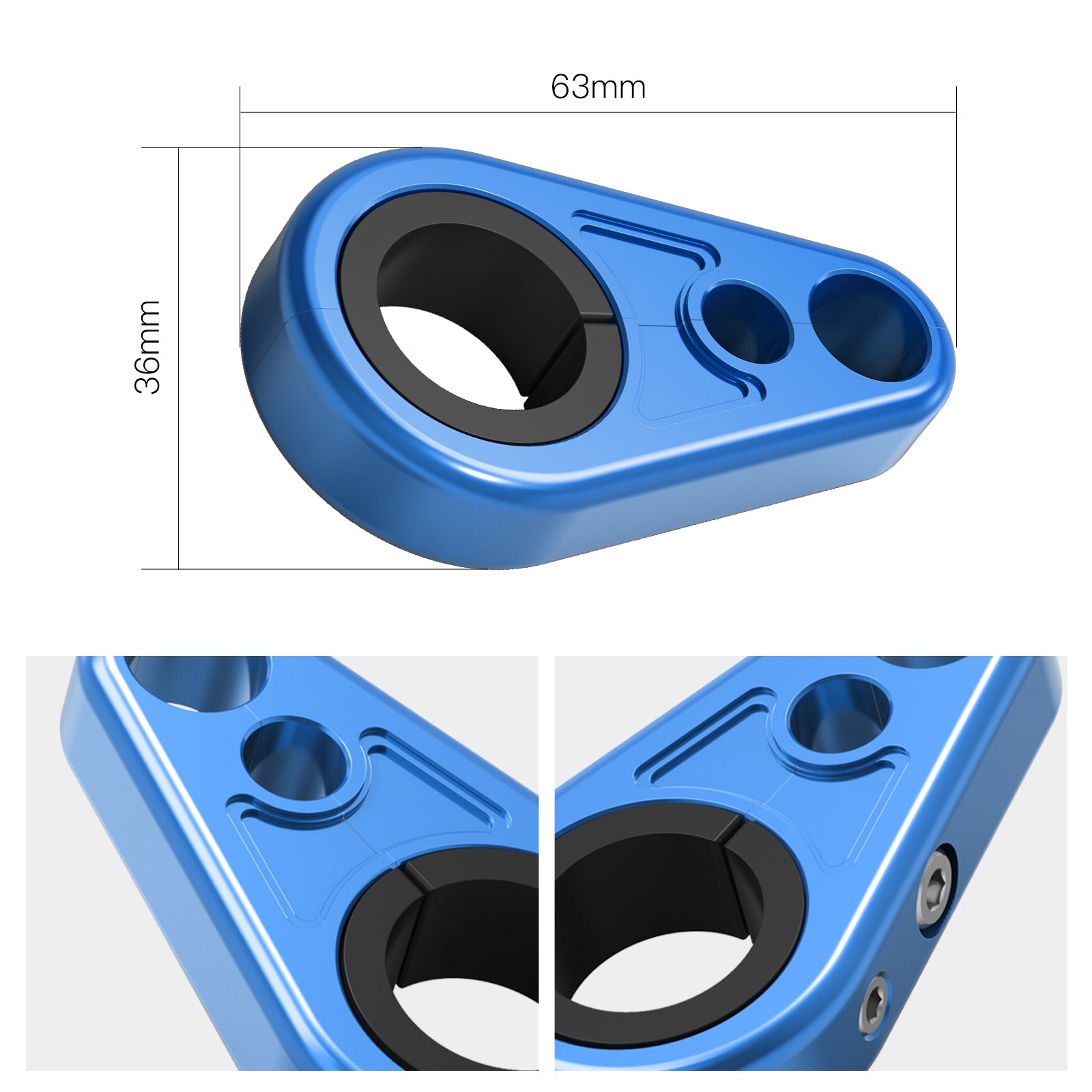 NICECNC Para Polaris RZR XP 1000 2014-2015 0,6"-1" 25mm Braço A Braço da Linha de Freio 2 PCS