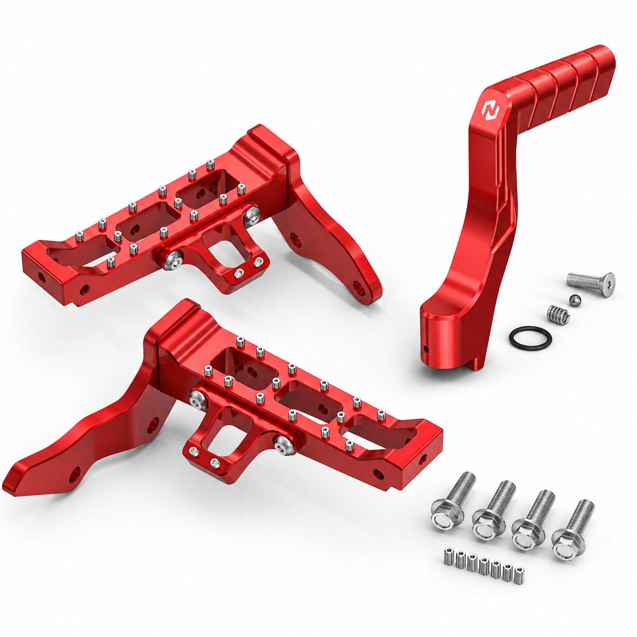 Extended Foot Pegs + Kick Starter Lever For Yamaha Banshee 350