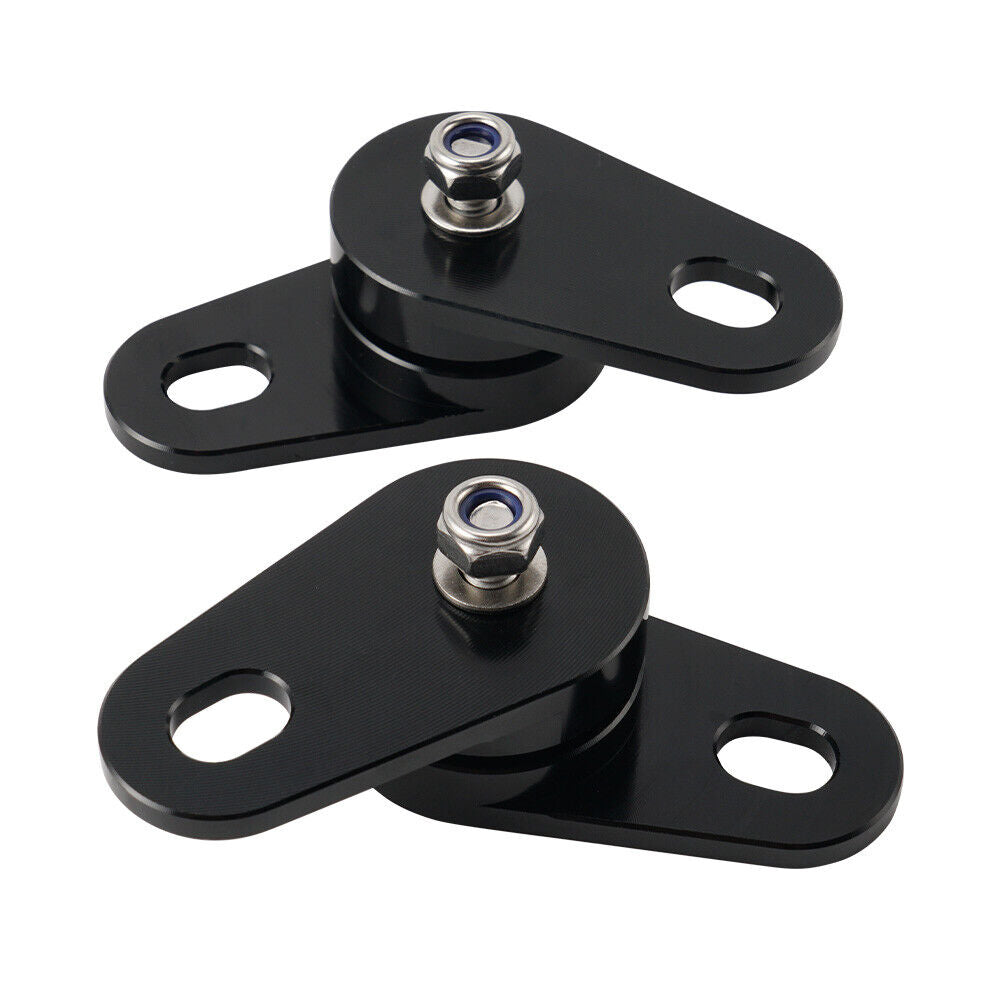 Pair ATV Muffler Exhaust Pipe Silencer Hanger Mounts Brackets For Yamaha Banshee 350