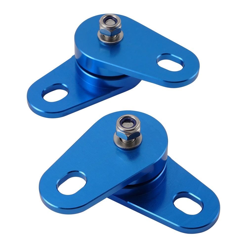 Pair ATV Muffler Exhaust Pipe Silencer Hanger Mounts Brackets For Yamaha Banshee 350
