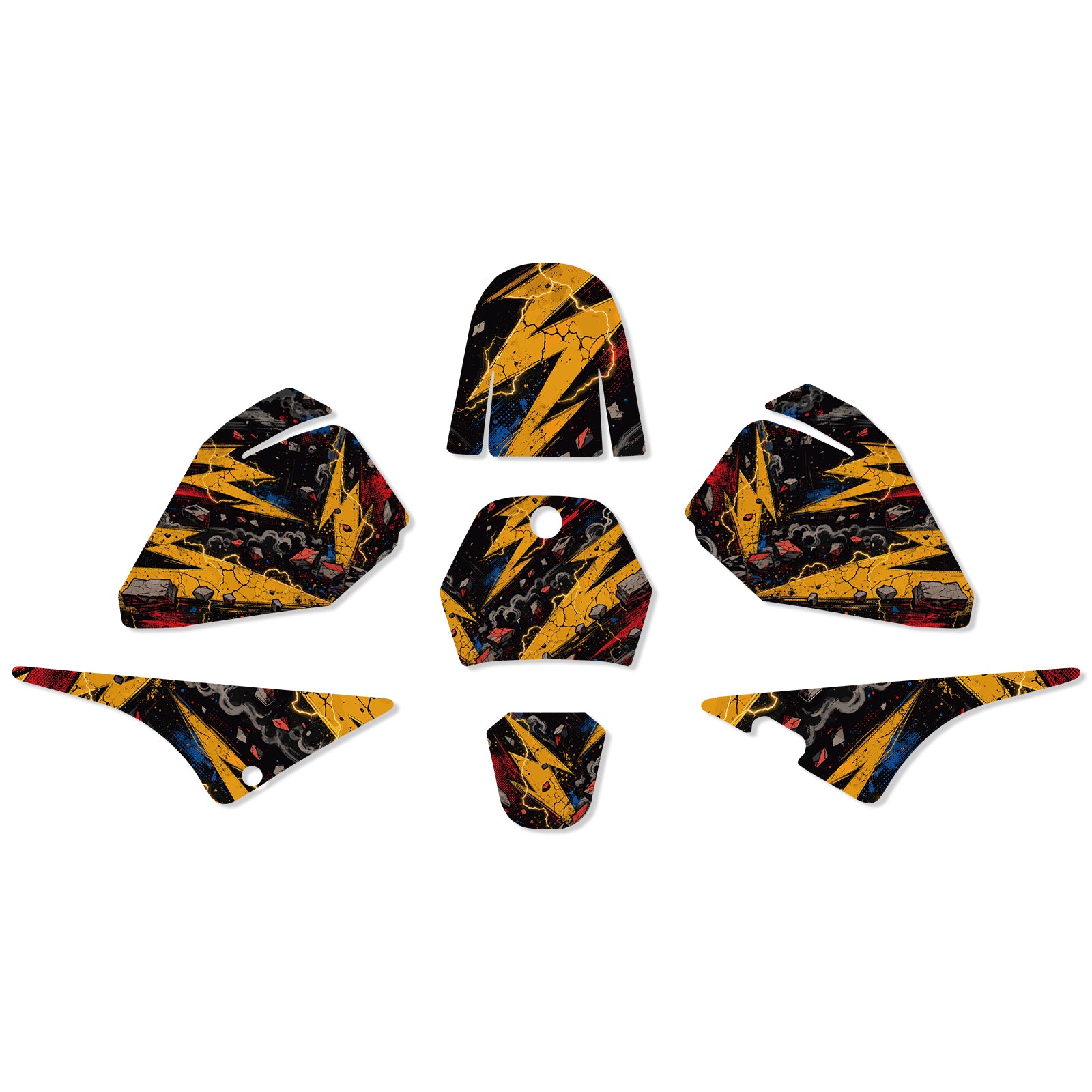 Motorcycle Full Graphics Decals Stickers Kit For YAMAHA PW80 ALL YEARS