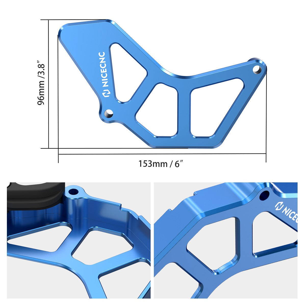 ATV Upgraded Case Saver Chain Guide Sprocket Cover For Yamaha Raptor 700 700R