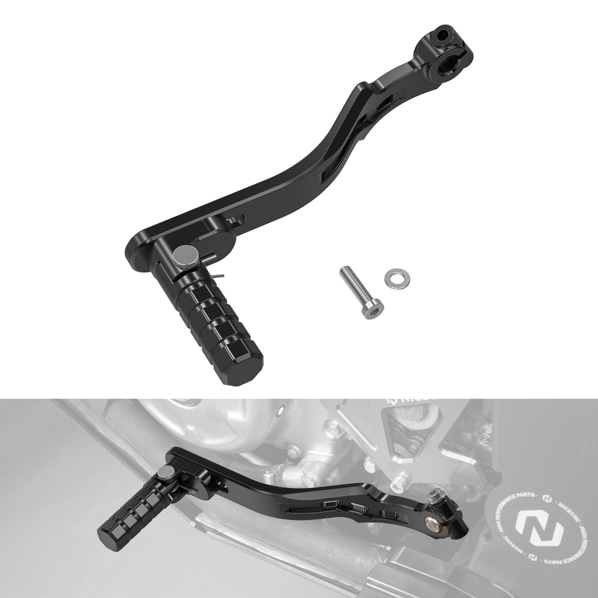 Adjustable Gear Shifter Lever w/Folding Tip For Yamaha Raptor 700 R 2013-2026