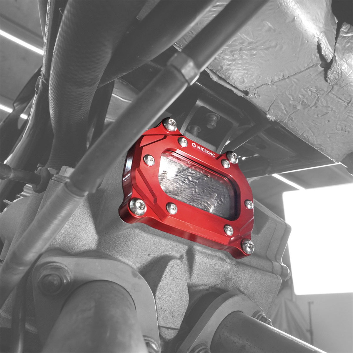 Upgraded Transparent Cylinder Head Side Cover For Yamaha Raptor 700 700R 06-26