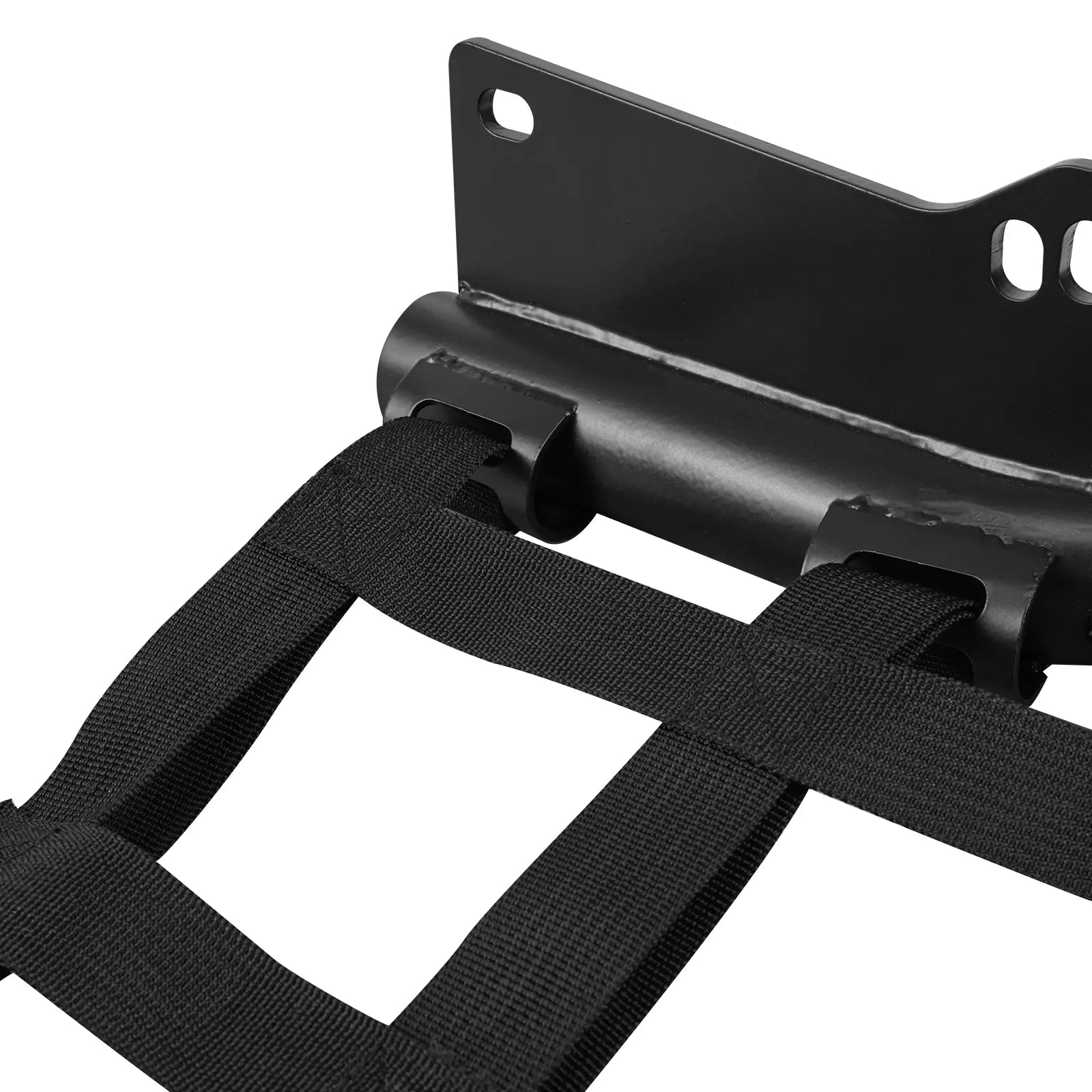 Foot Peg Nerf Bars Heel Guards w/Webbing For Yamaha Raptor 700 R 06-26