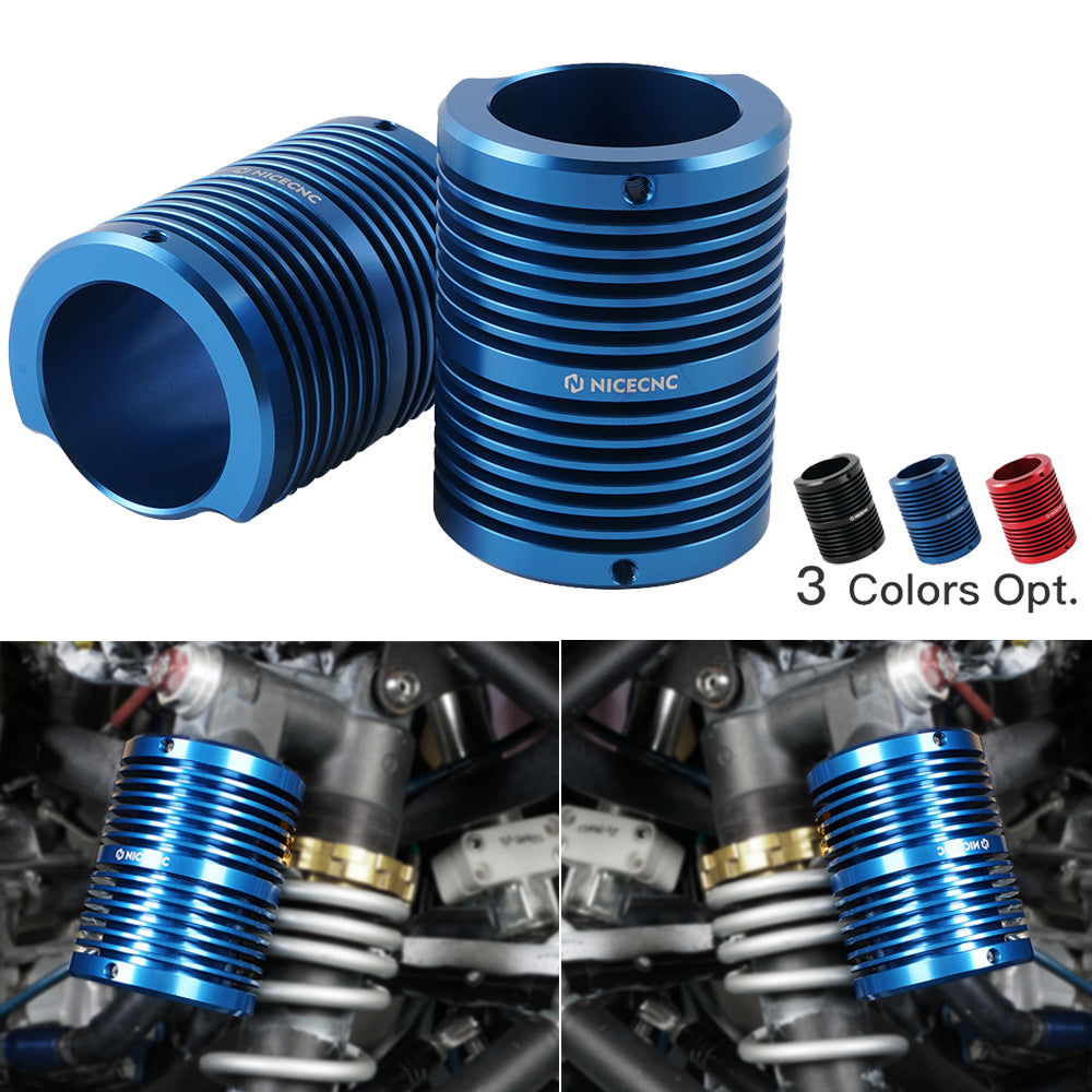 ATV Finned Front Shock Suspension Absorber Coolers For Yamaha Raptor 700 R