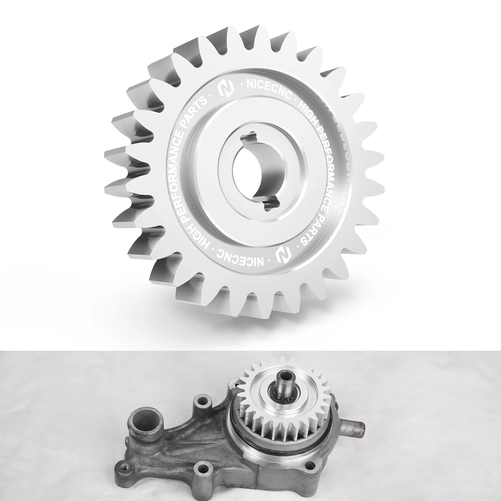 ATV 26 Teeth Water Pump Drive Gear Impeller Shaft For Yamaha Raptor 700 R 2006-2026