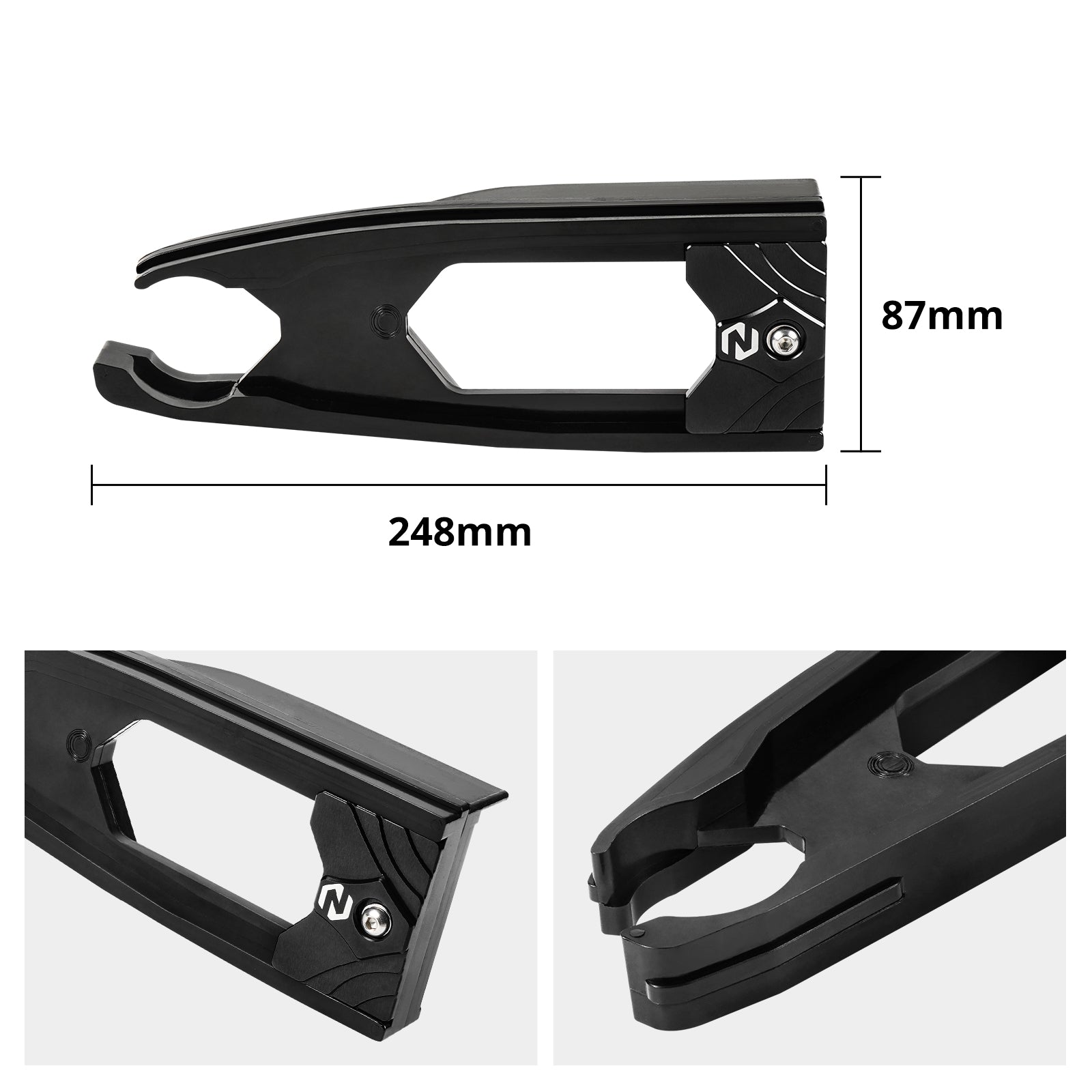 ATV Rear Swingarm Chain Guide Slider Guard For Yamaha Raptor 700 700R 2006-2026