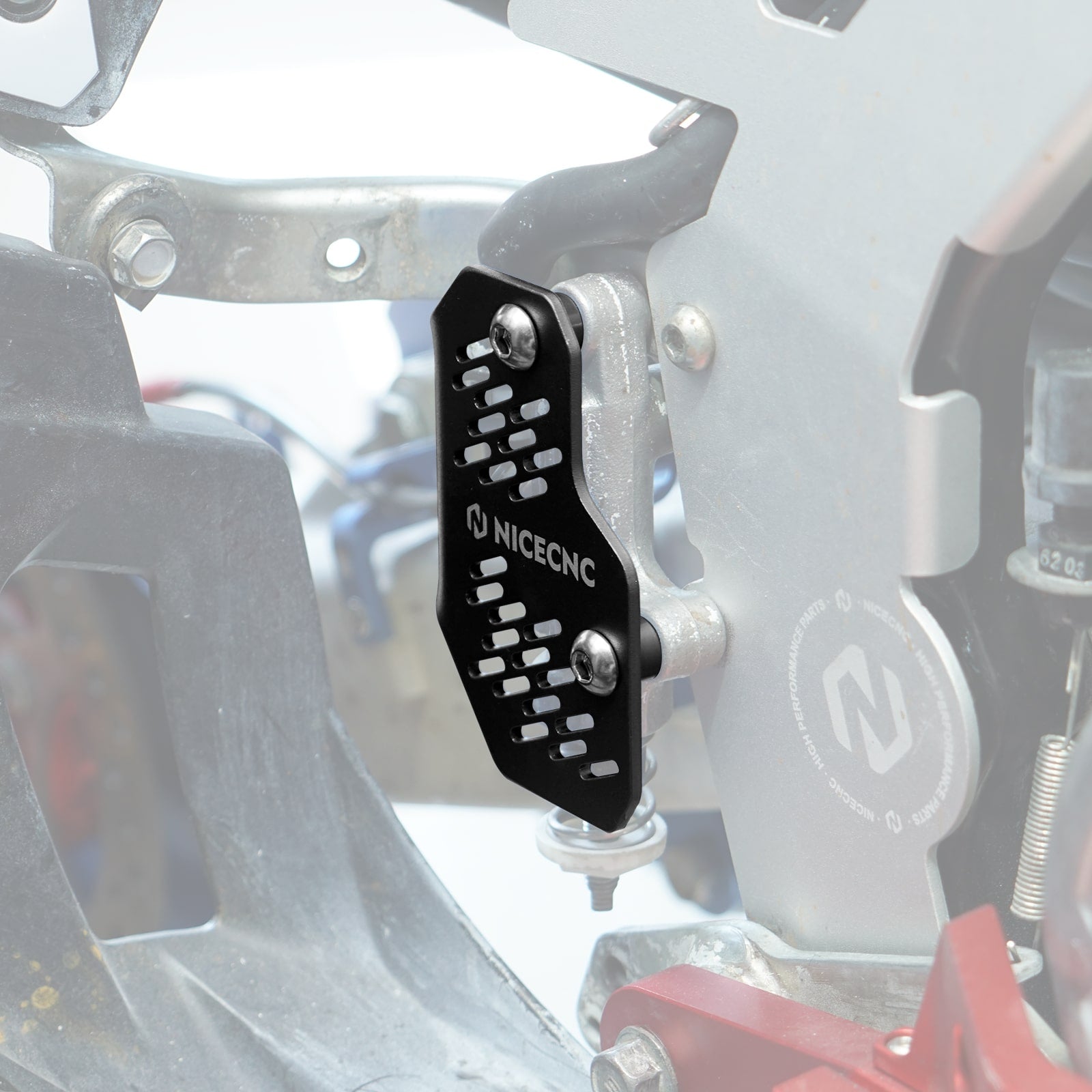 NICECNC Schutzabdeckung für hinteren Hauptbremszylinder, kompatibel mit Yamaha Raptor 700 700R SPECIAL EDITION GYTR EDITION, YFZ450 450R 450X, XT600 1990–1995