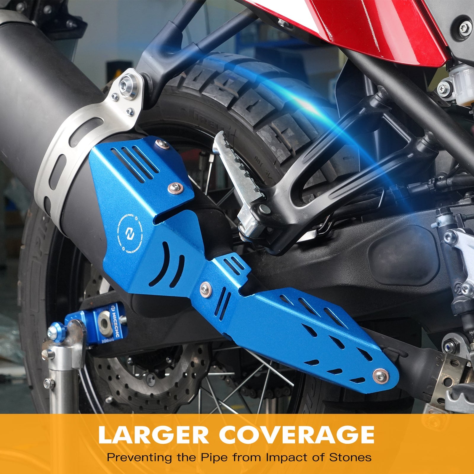 Exhaust Pipe Heat Shield Guard Cover For Yamaha Tenere 700 /XTZ 700 2019-2024