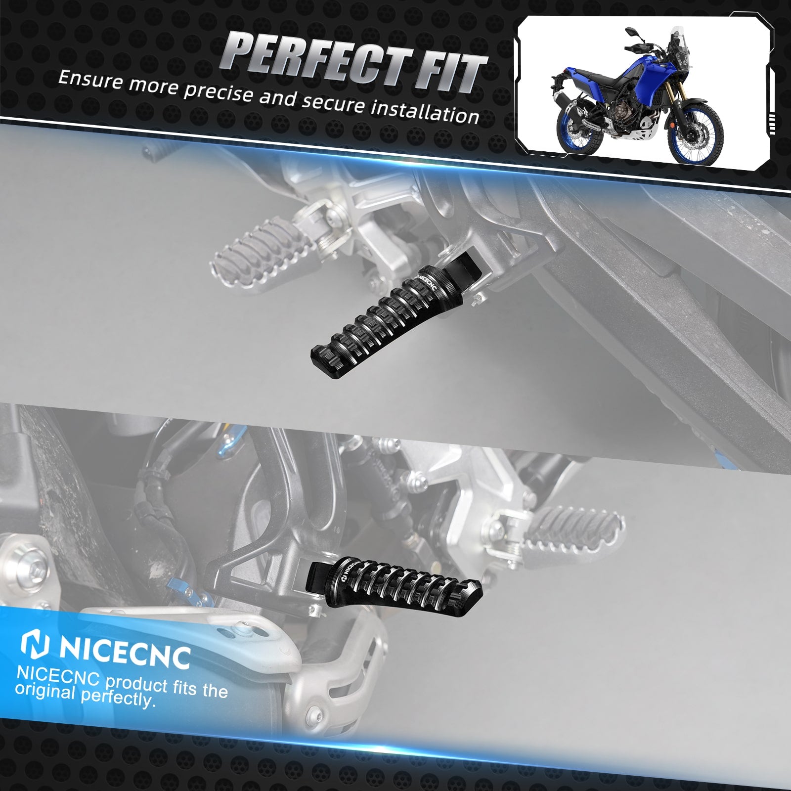 Rear Footrest For Yamaha Tenere 700 /XTZ700 2019-2022