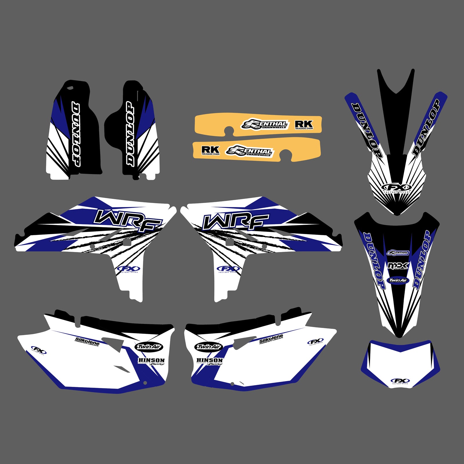 Motorcycle Team Graphics Decals Stickers For YAMAHA WR450F 2012-2015