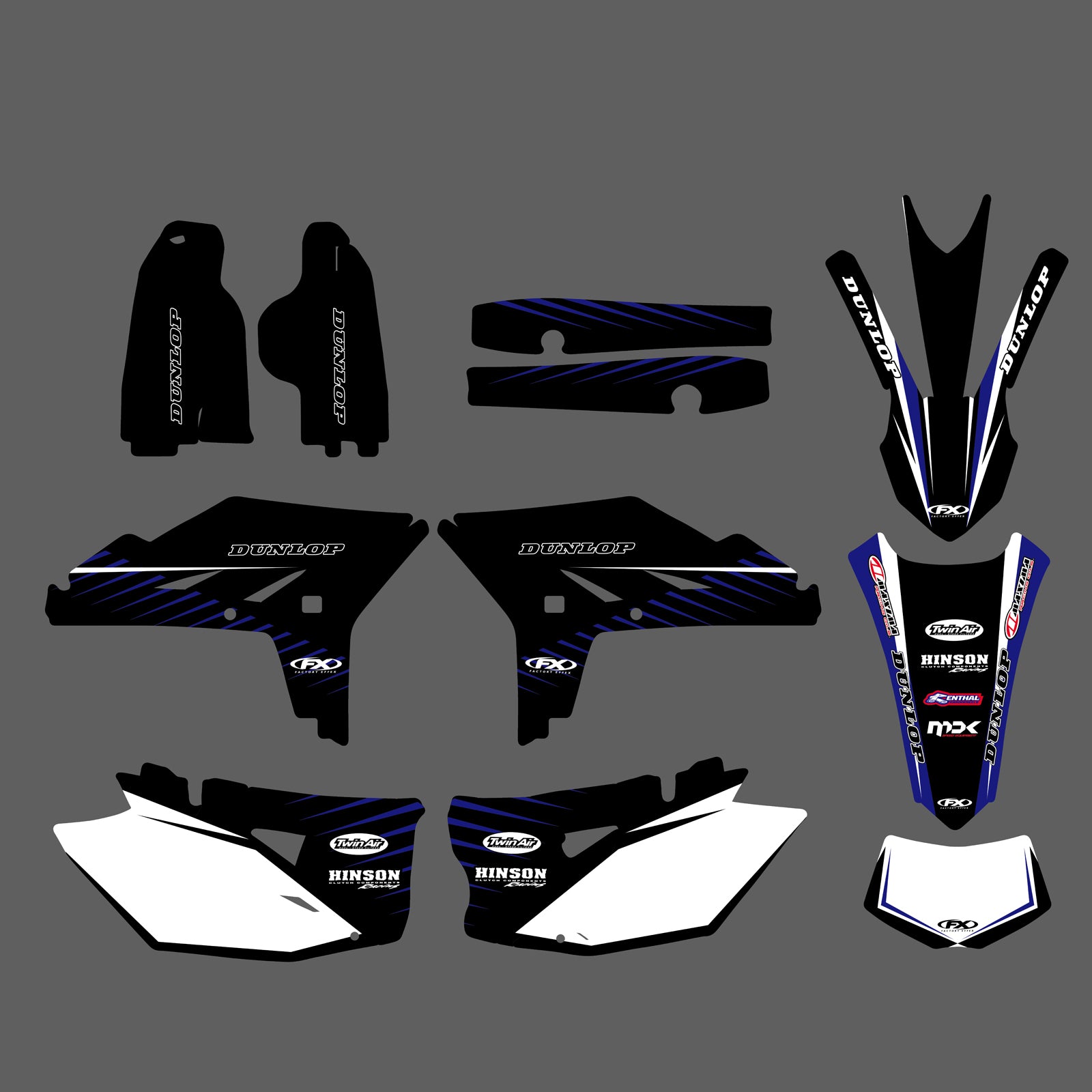 Motorcycle Team Graphics Decals Stickers For YAMAHA WR450F 2012-2015