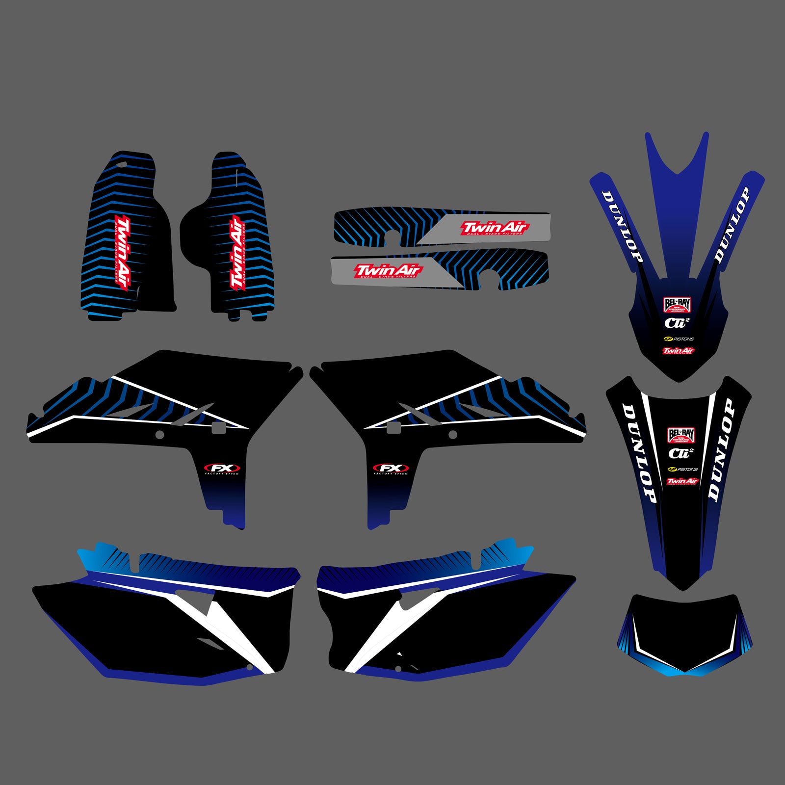 Motorcycle Team Graphics Decals Stickers For YAMAHA WR450F 2012-2015