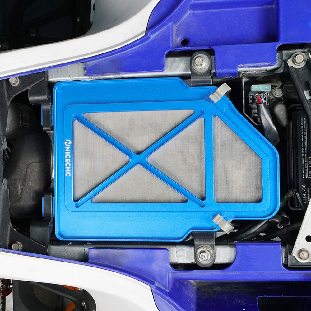 ATV High-Flow Air Filter Intake Cleaner Airbox Lid Cover Kit For Yamaha YFZ450R