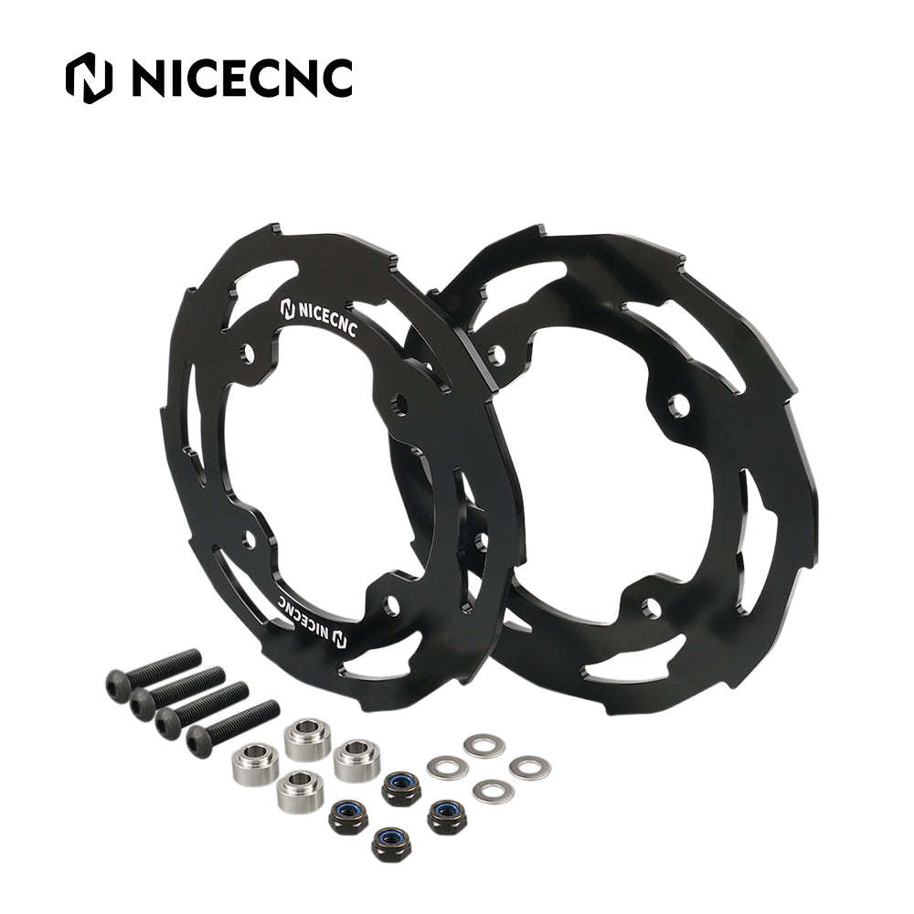 ATV Rear Wheel Dual Sprocket Covers Chain Guards For Yamaha YFZ450R