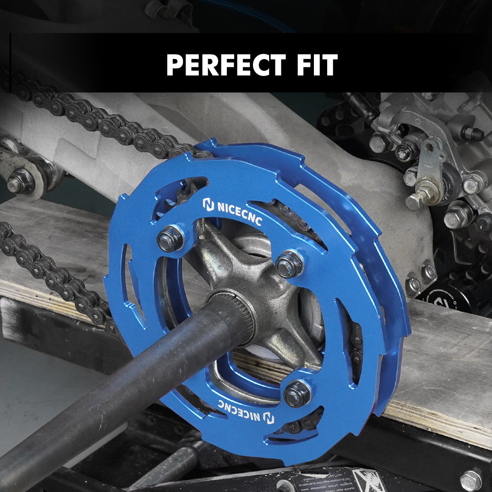 ATV Pair Rear Sprocket Guards Chain Covers For Yamaha YFZ450R